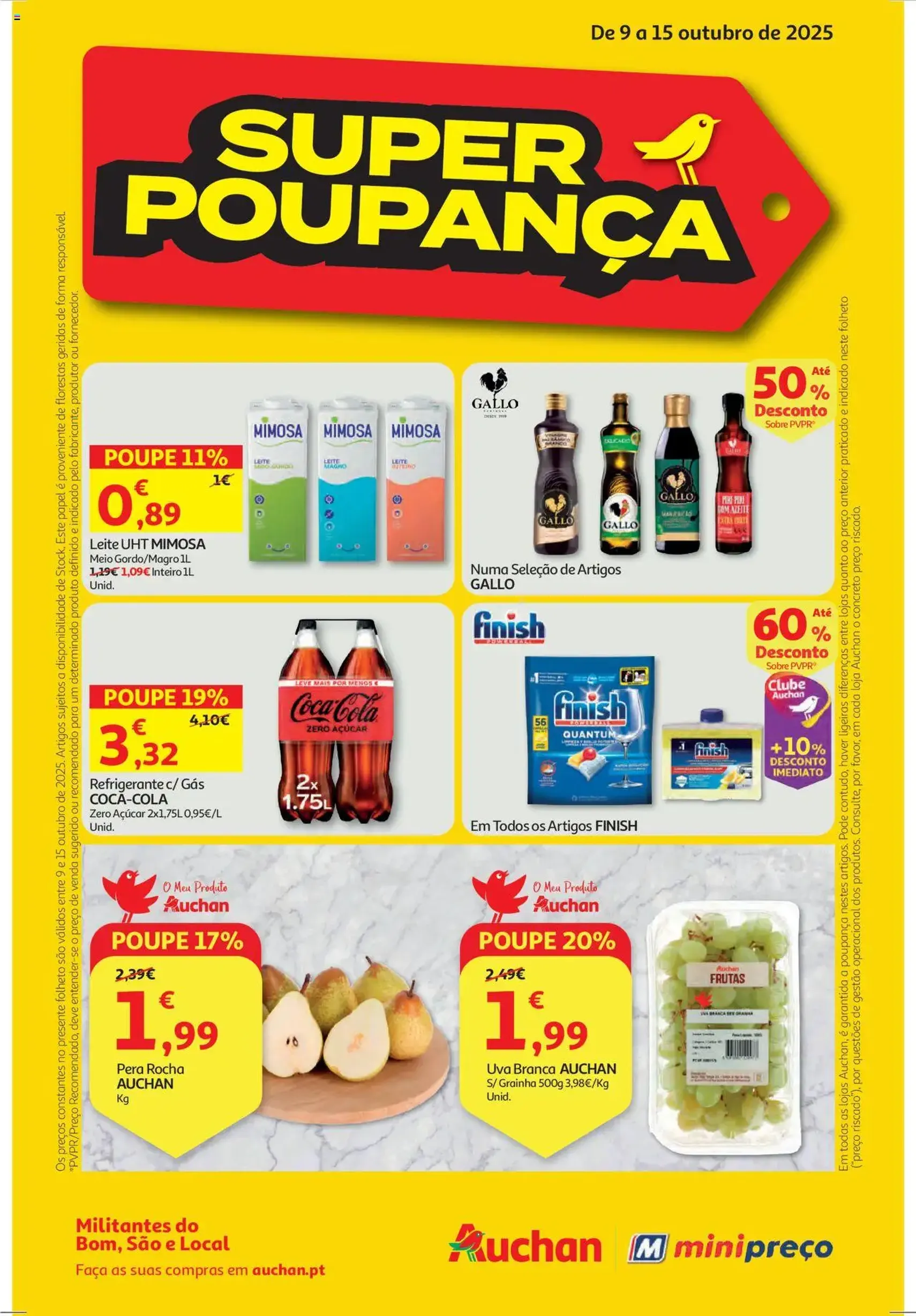 Auchan folheto - folheto válido a partir de 09/10/2025 página 1 de 16