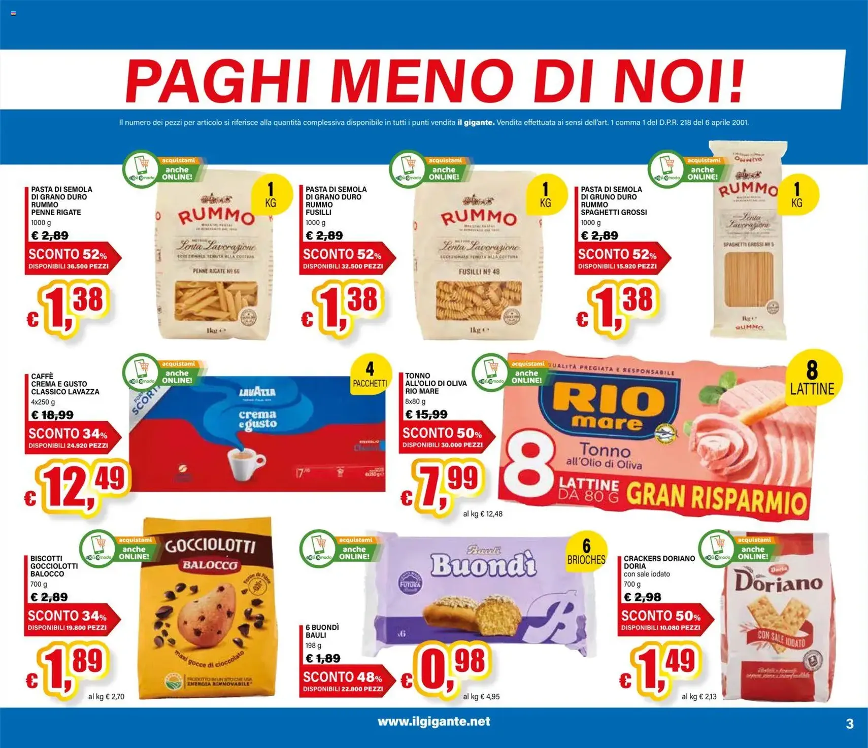 Volantino Il Gigante - volantino valido dal 29/01/2026 pagina 3 di 24