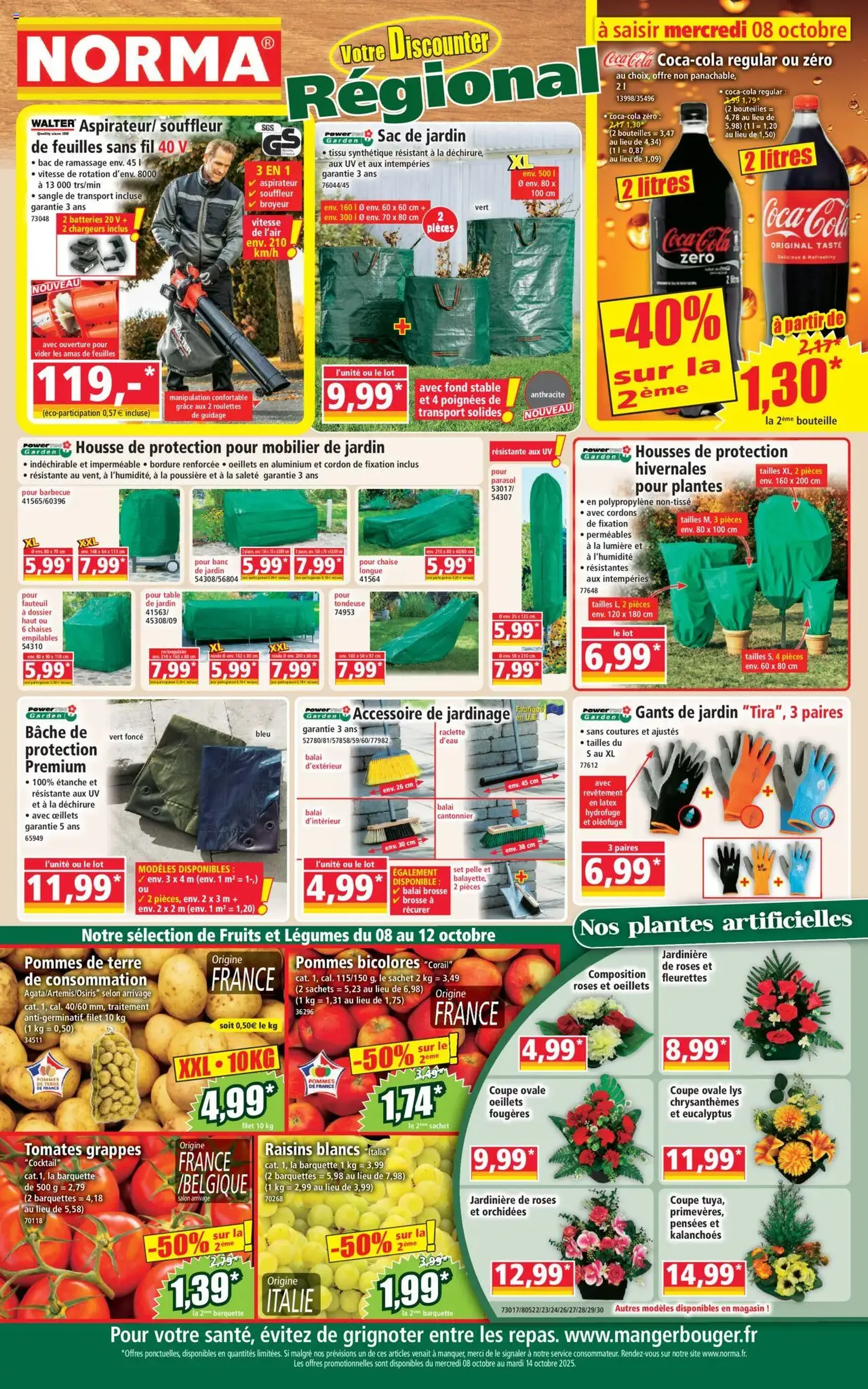 Norma catalogue - brochure valable à partir du 08/10/2025, page 1 sur 14