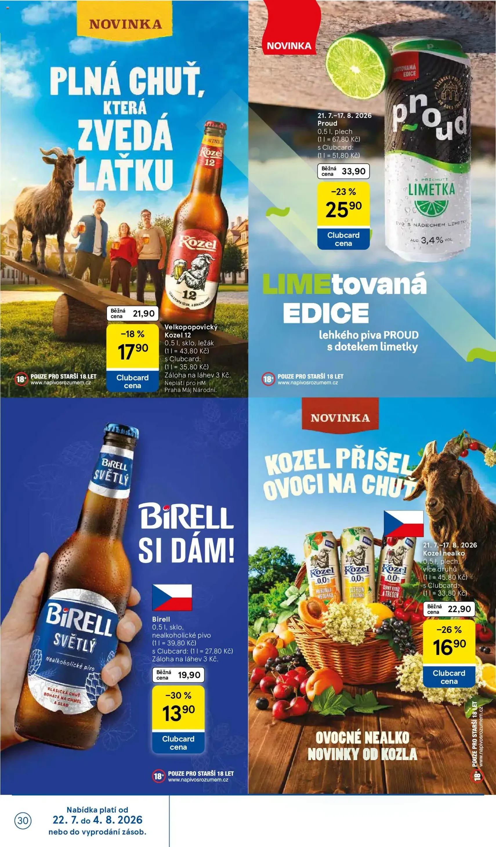 Tesco leták - Hypermarket - platný leták od 22.07.2026 strana 30 z 33