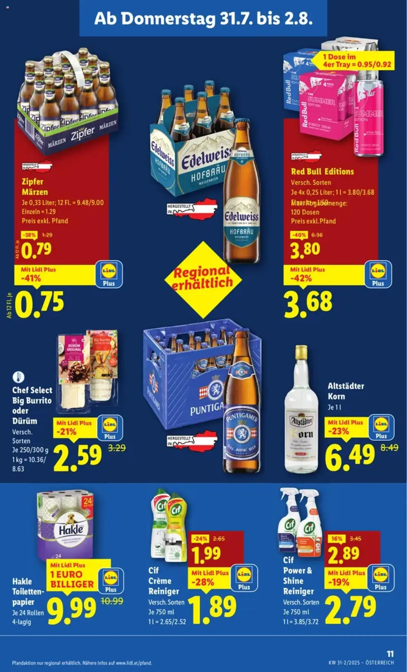Lidl Flugblatt - Gültiger Prospekt ab 31.07.2025, Seite 13 von insgesamt 42 Lidl Flugblatt - Gültiger Prospekt ab 31.07.2025, Seite 13 von insgesamt 42