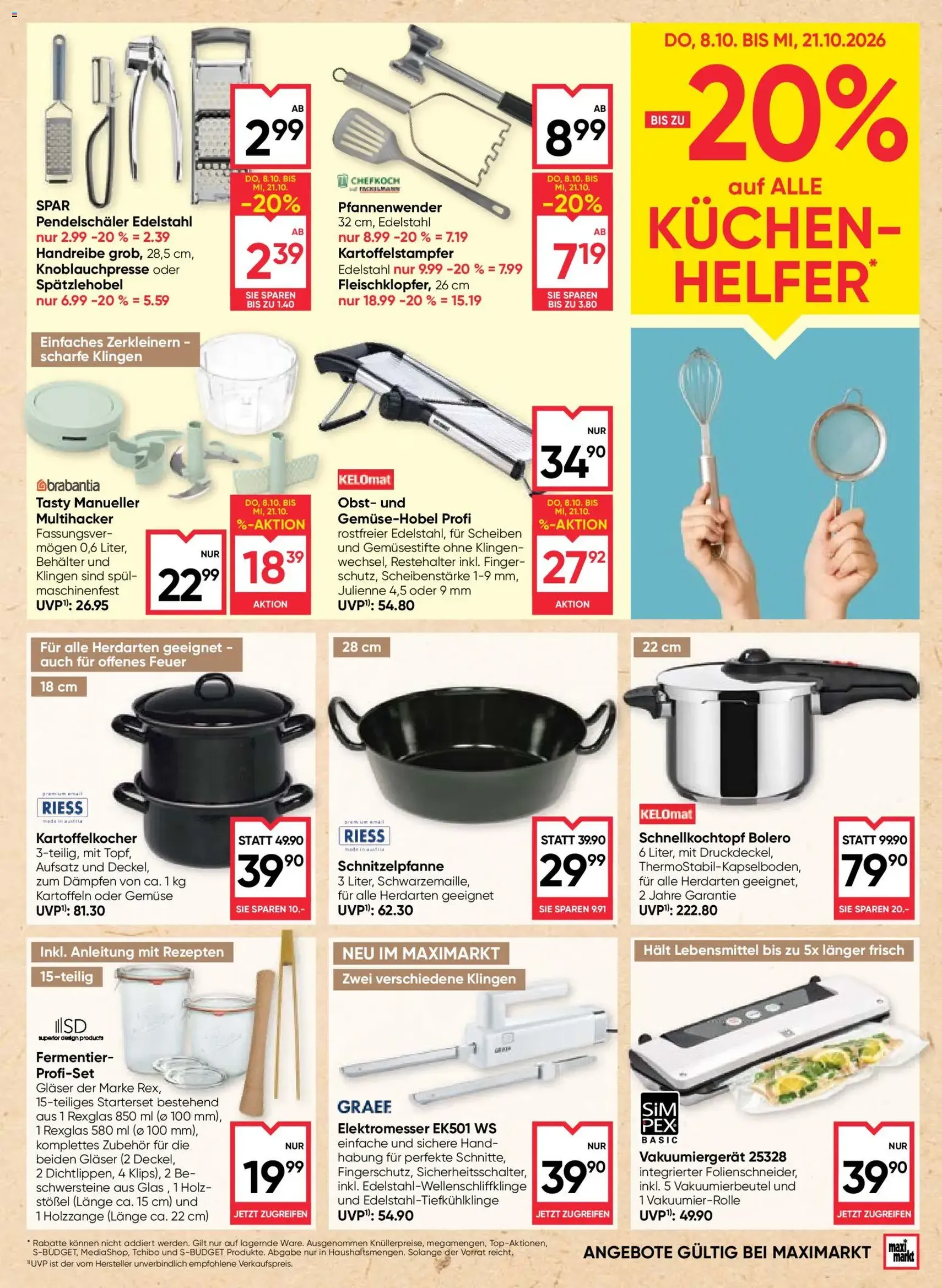 Maximarkt Flugblatt - Gültiger Prospekt ab 08.10.2026, Seite 5 von insgesamt 32