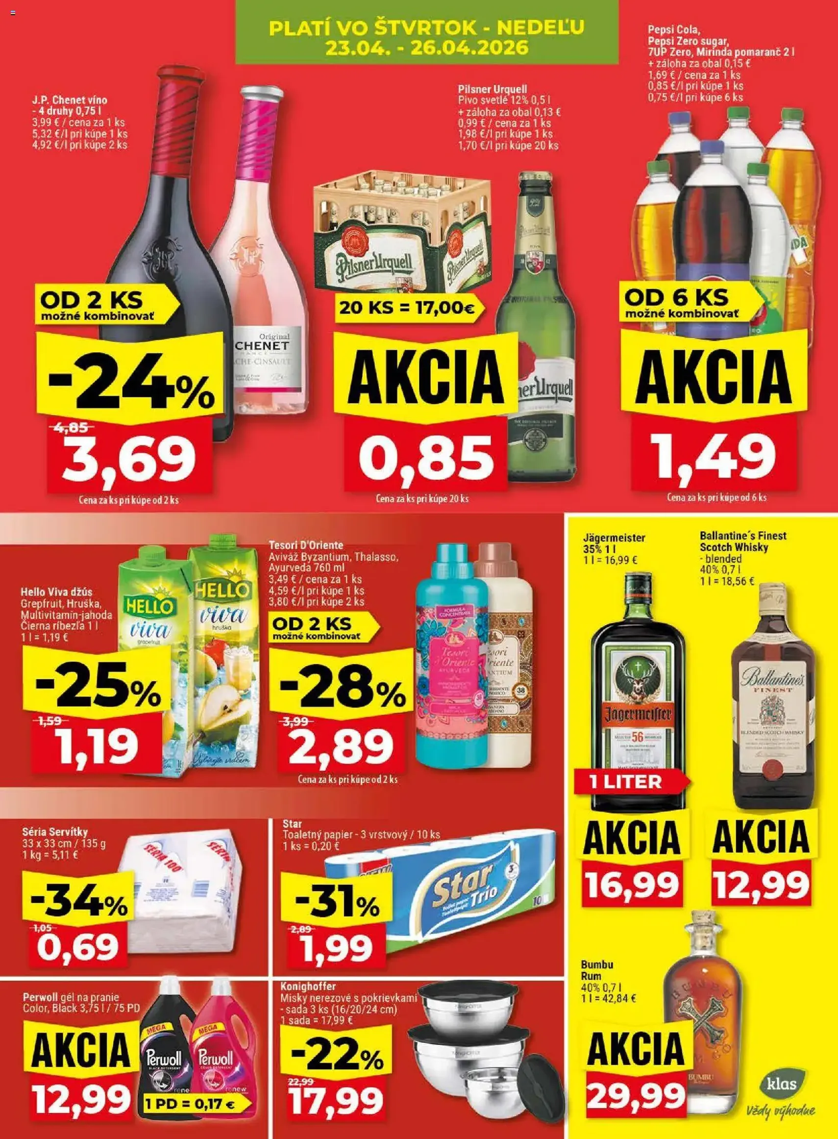 Klas leták - platný leták od 20.04.2026 strana 28 z 29