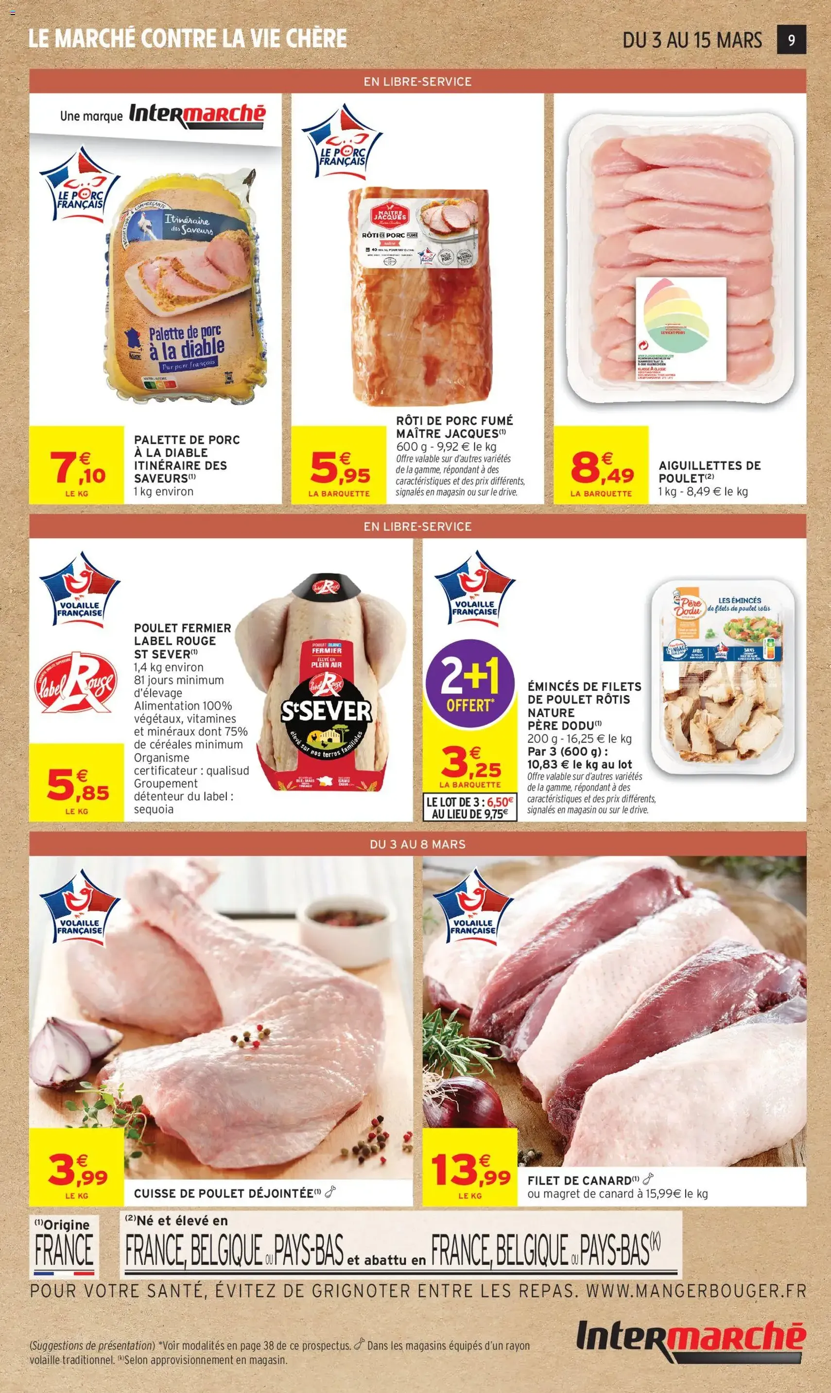 Intermarché catalogue semaine 10 - brochure valable à partir du 03/03/2026, page 9 sur 52