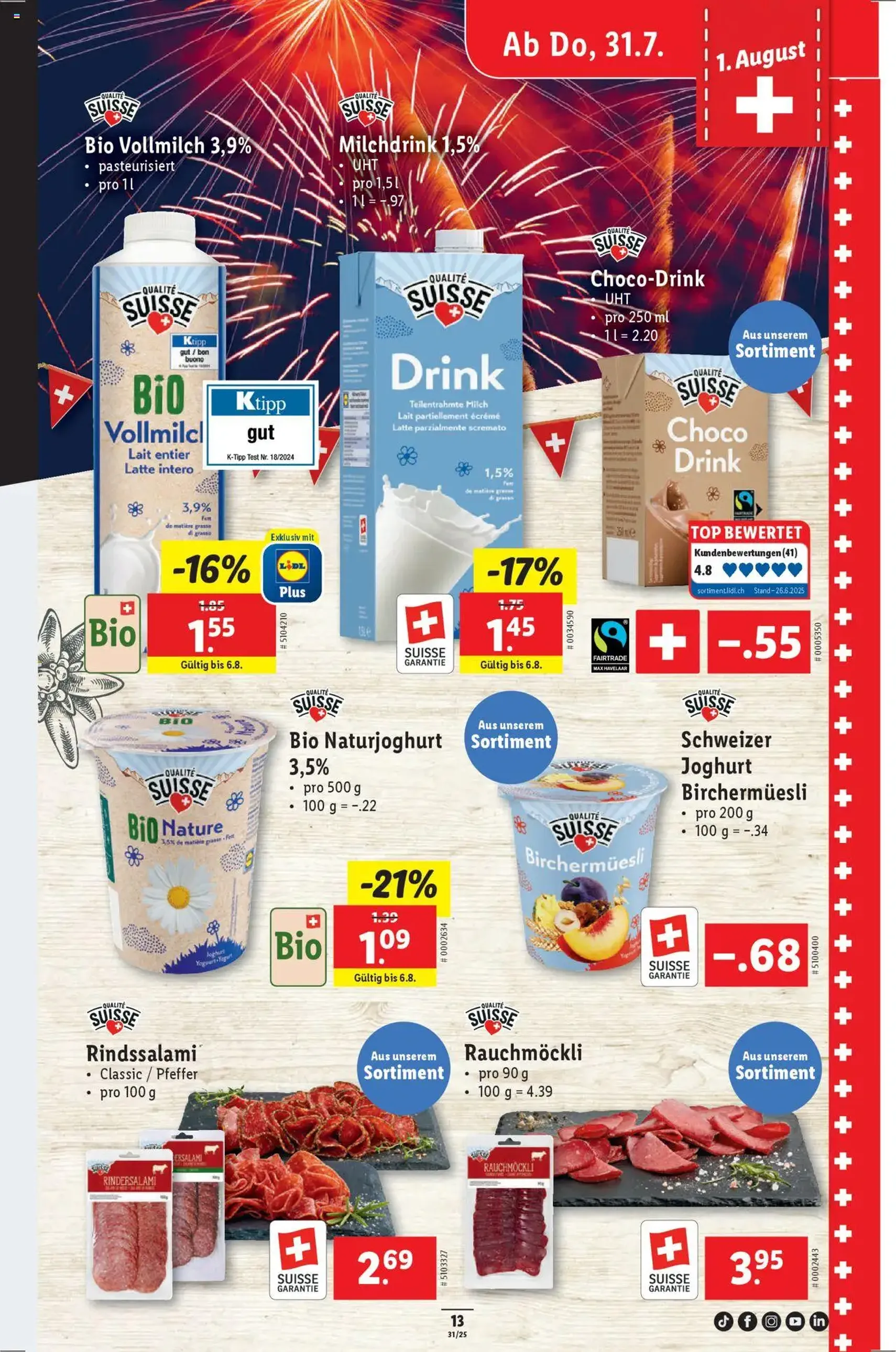 Lidl Aktionen - Gültiger Prospekt ab 31.07.2025, Seite 15 von insgesamt 34