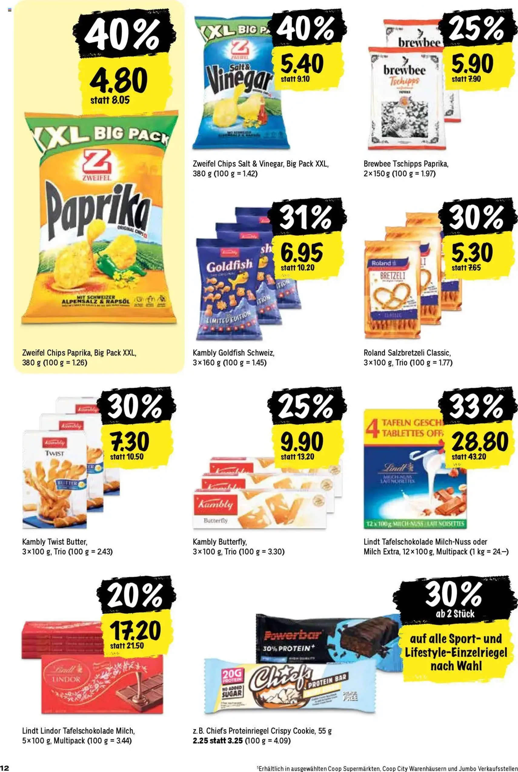 Coop Aktionen - Gültiger Prospekt ab 31.07.2025, Seite 12 von insgesamt 24 Coop Aktionen - Gültiger Prospekt ab 31.07.2025, Seite 12 von insgesamt 24