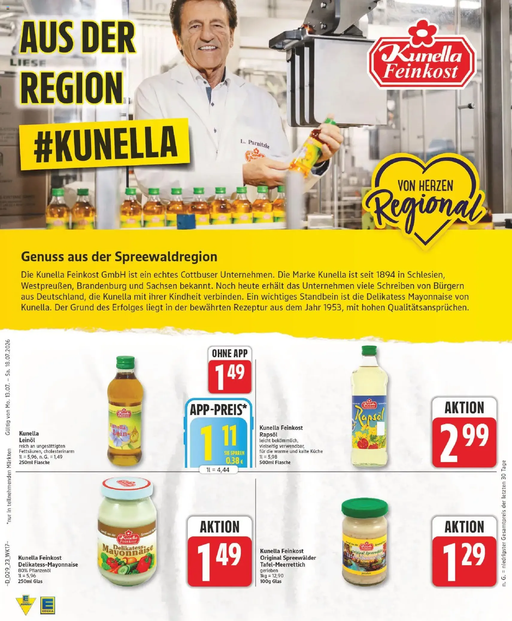 Edeka Prospekt - Gültiger Prospekt ab 13.07.2026, Seite 23 von insgesamt 29