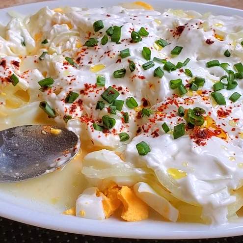 Výborný vajíčkový šalát ( rodinný recept) - krok prípravy 1