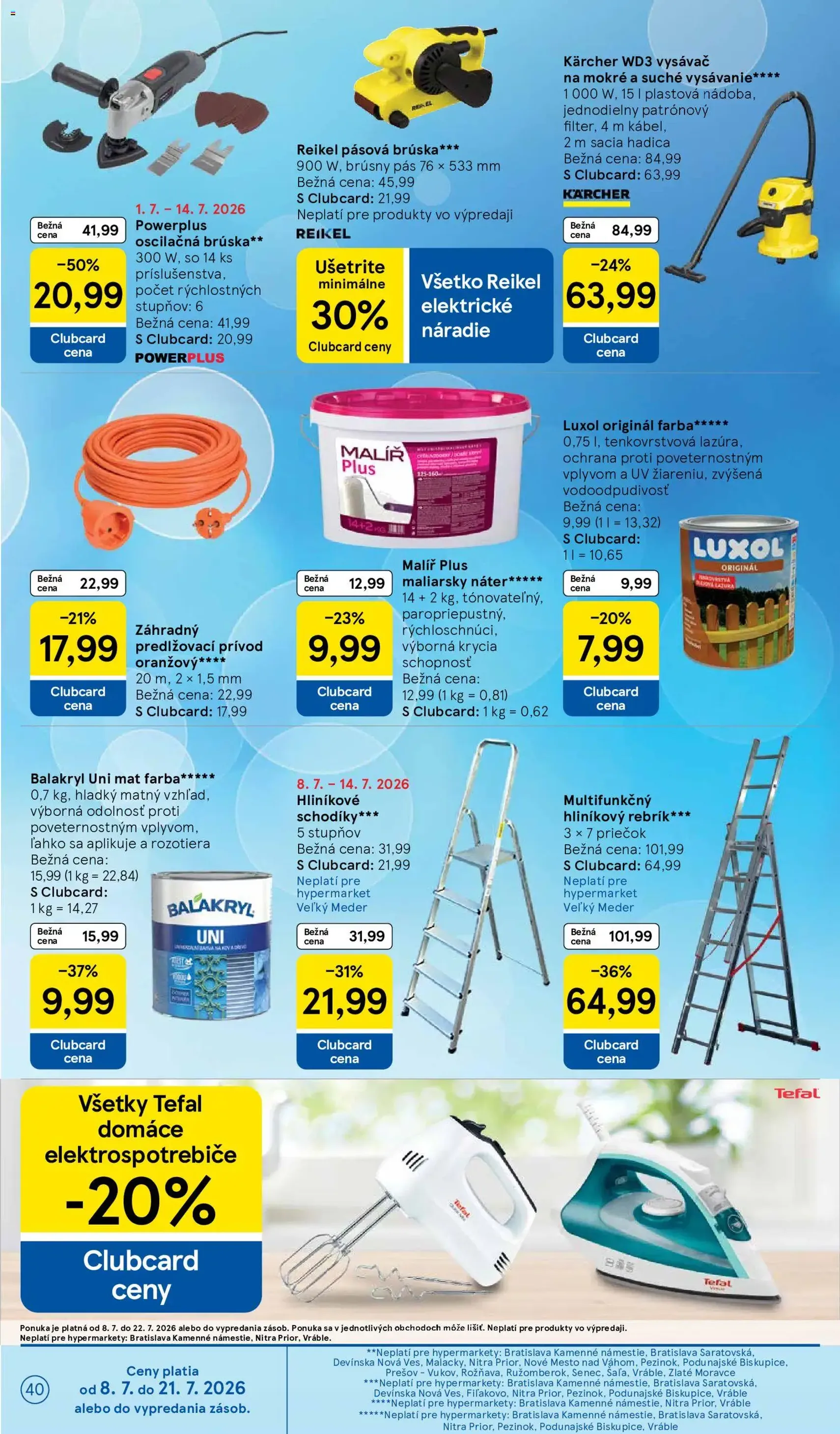 Tesco Hypermarket - leták - platný leták od 08.07.2026 strana 40 z 48