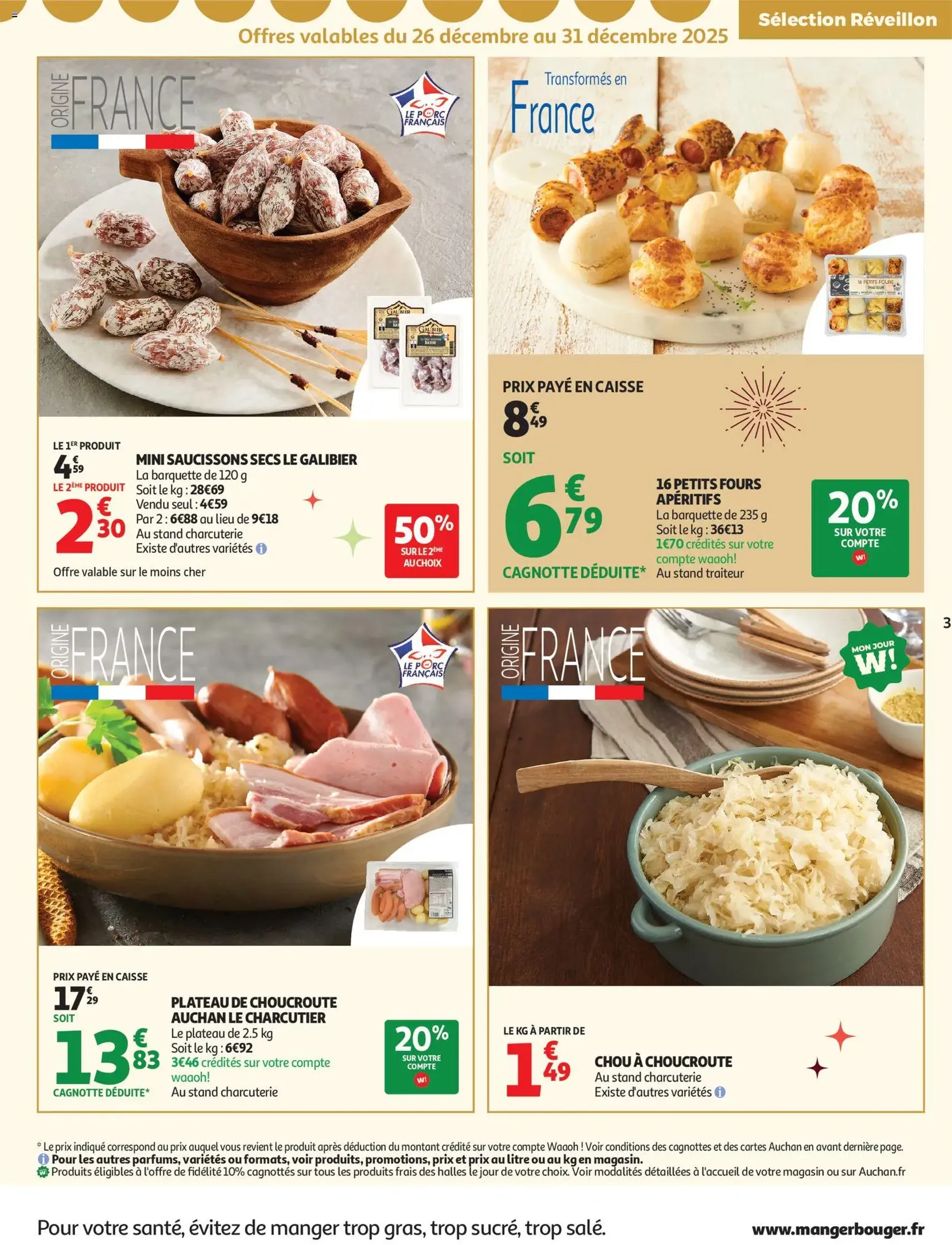 Auchan prospectus - brochure valable à partir du 26/12/2025, page 3 sur 50