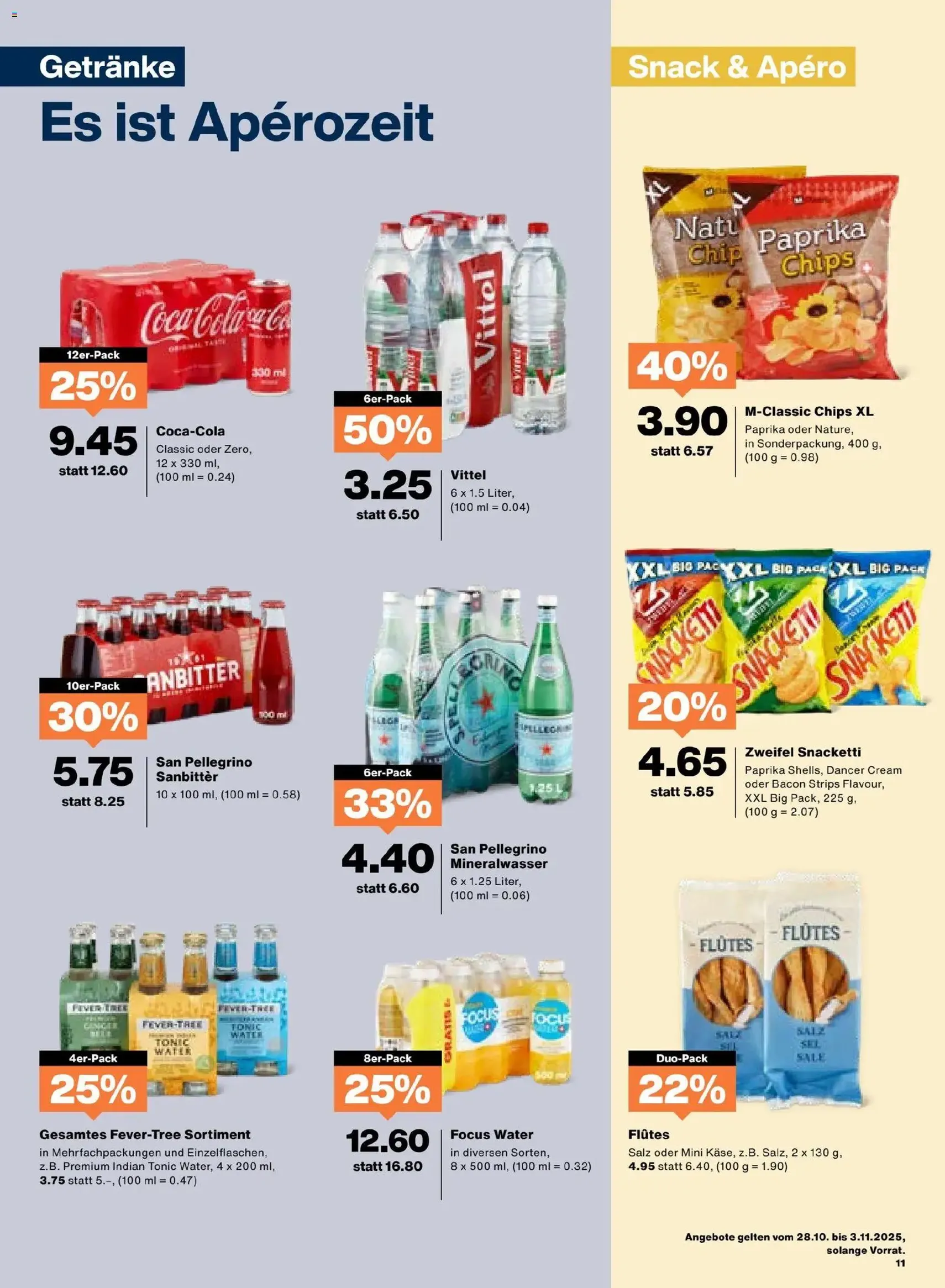 Migros Aktionen - Gültiger Prospekt ab 28.10.2025, Seite 11 von insgesamt 24 Migros Aktionen - Gültiger Prospekt ab 28.10.2025, Seite 11 von insgesamt 24