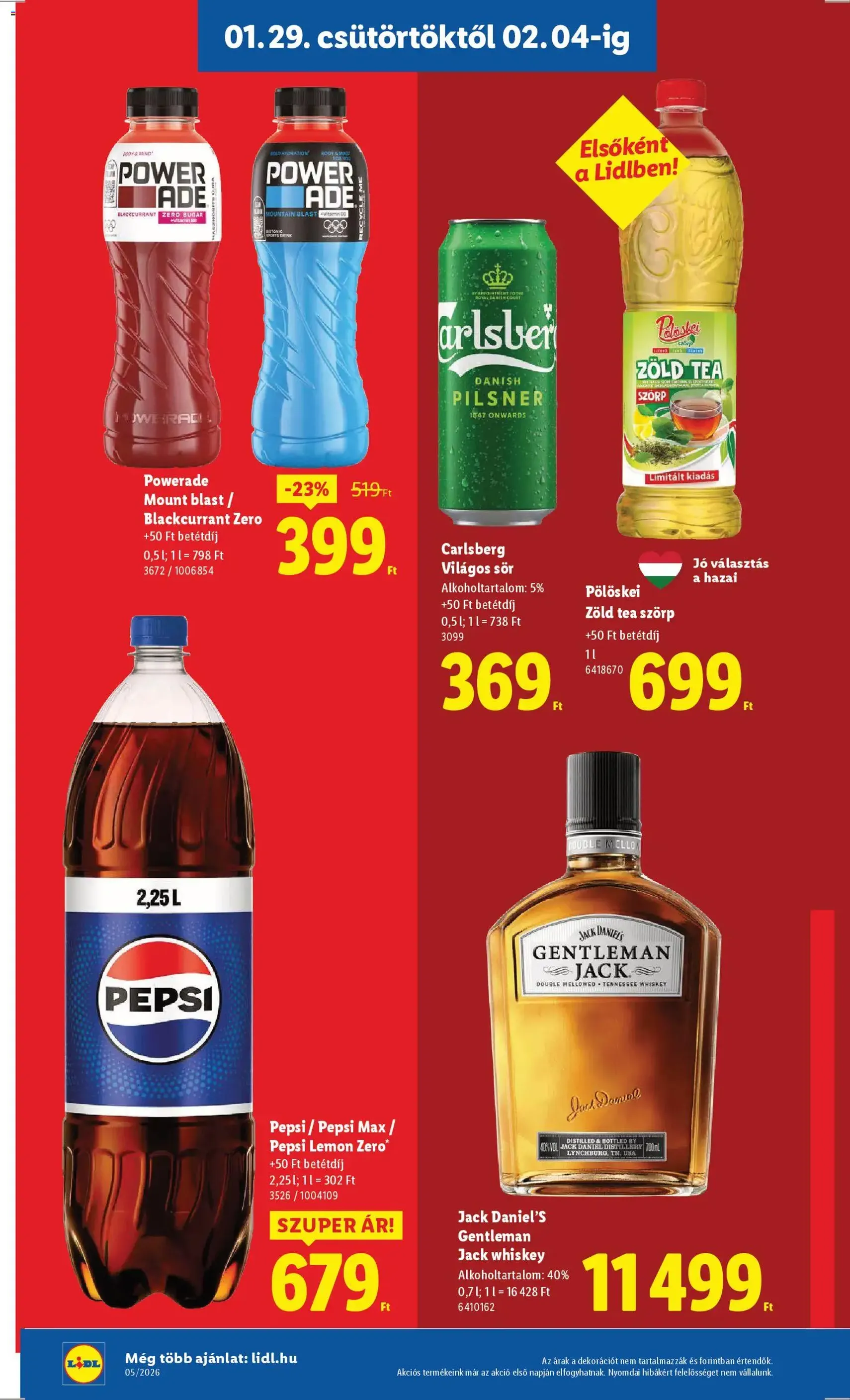 Lidl Akciós újság - 2026.01.29. érvényes szórólap 16 oldal 54 oldalból