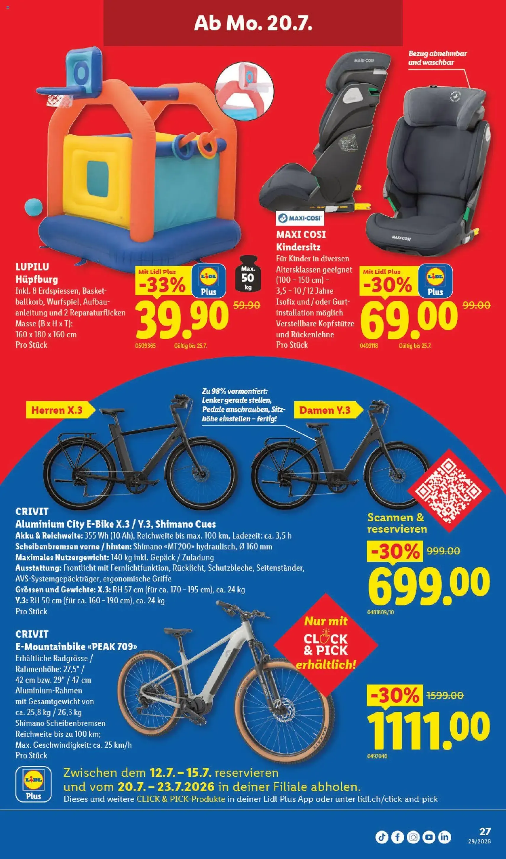 Lidl aktionen - Gültiger Prospekt ab 16.07.2026, Seite 29 von insgesamt 34