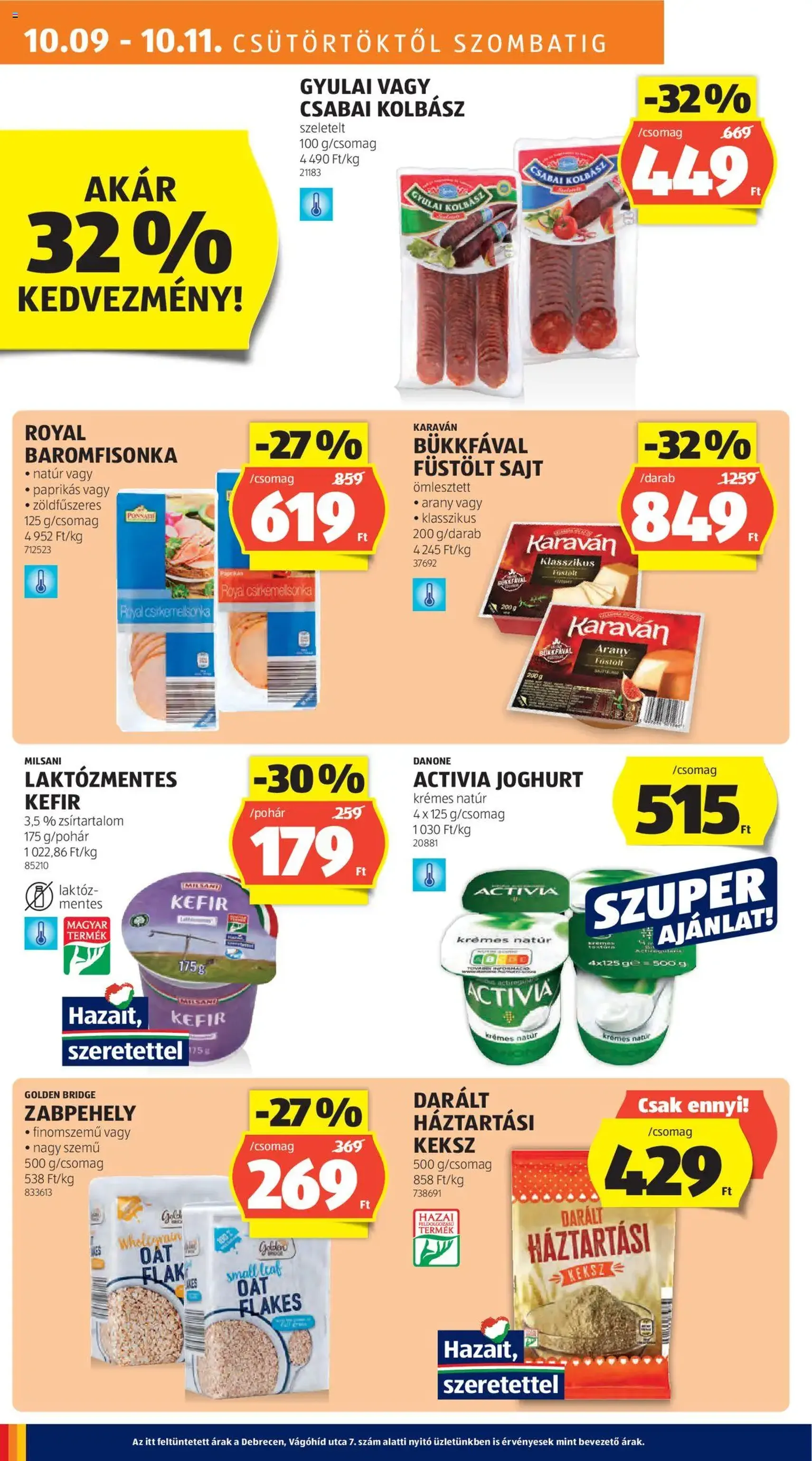 Aldi Akciós újság - 2025.10.09. érvényes szórólap 12 oldal 48 oldalból Aldi Akciós újság - 2025.10.09. érvényes szórólap 12 oldal 48 oldalból