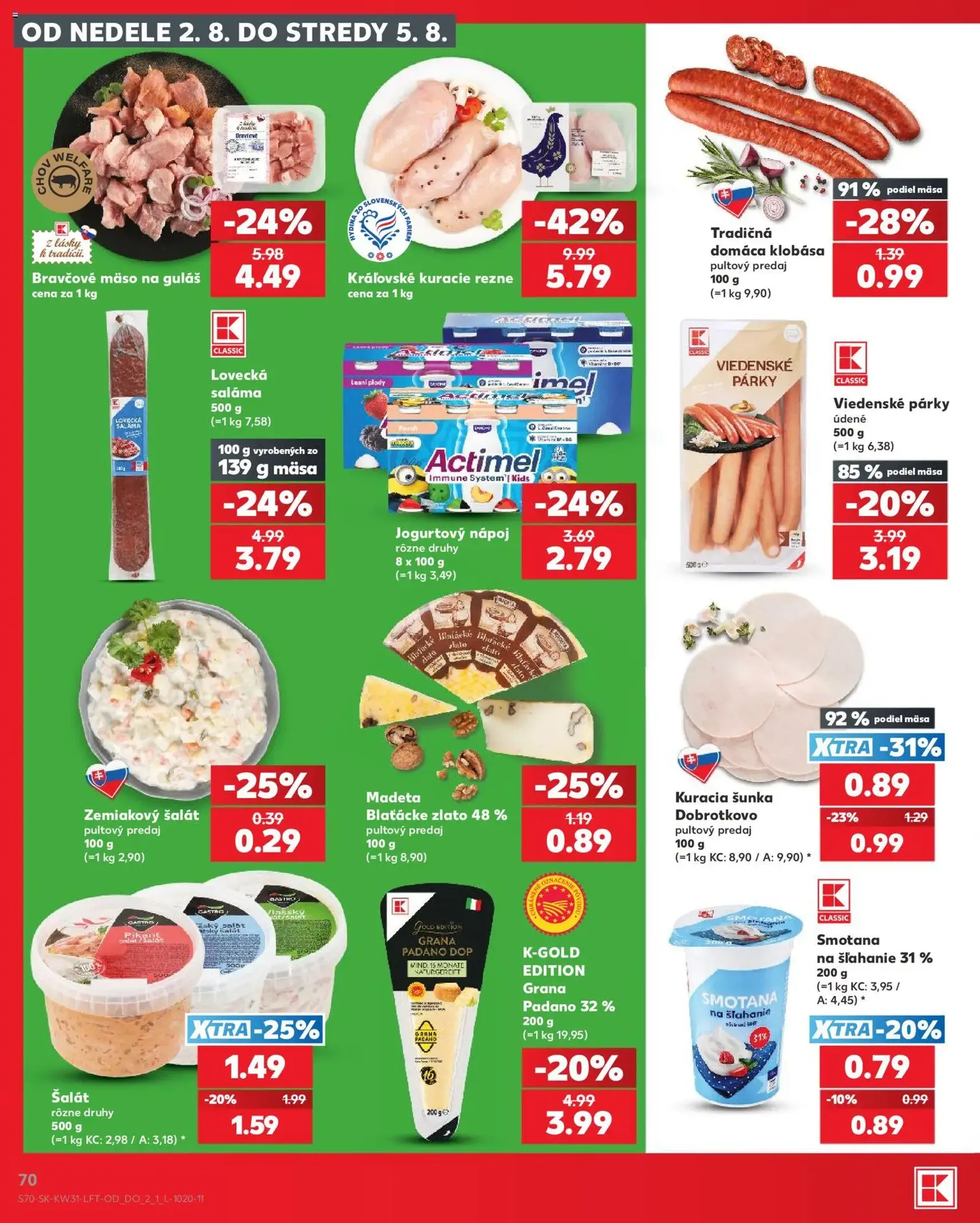 Kaufland SK akciós újság - 2026.07.30. érvényes szórólap 70 oldal 74 oldalból