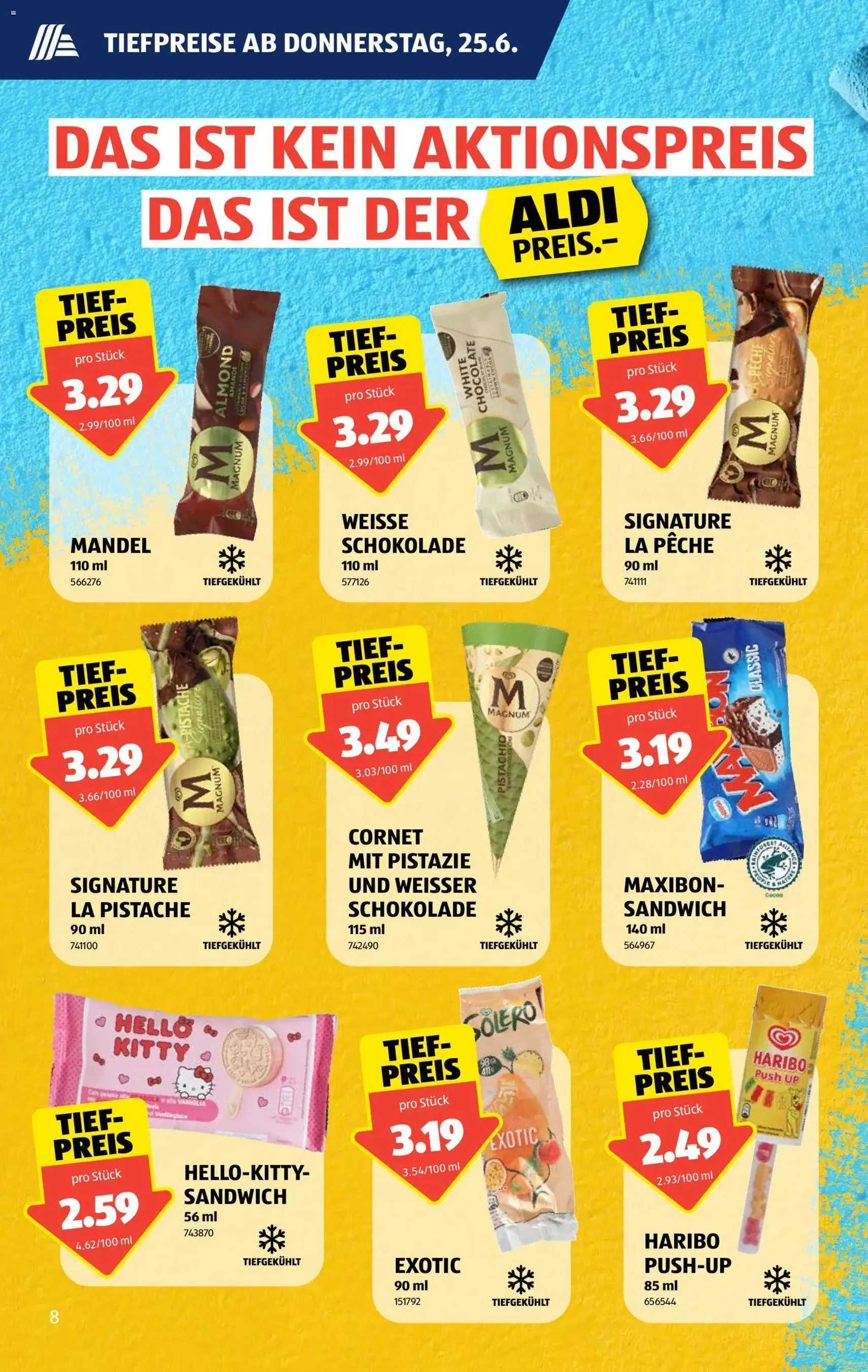 Aldi aktionen - Gültiger Prospekt ab 25.06.2026, Seite 8 von insgesamt 36
