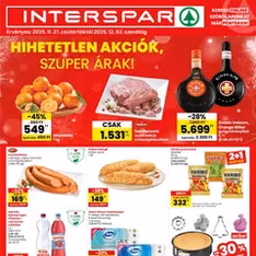 Interspar Akciós újság - szórólap előnézete érvényes 2025.11.27. -tól