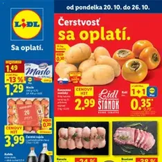 Lidl leták - náhľad letáku platný od 20.10.2025