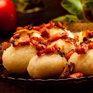 Recipe preview Potato Dumplings Stuffed with Smoked Meat