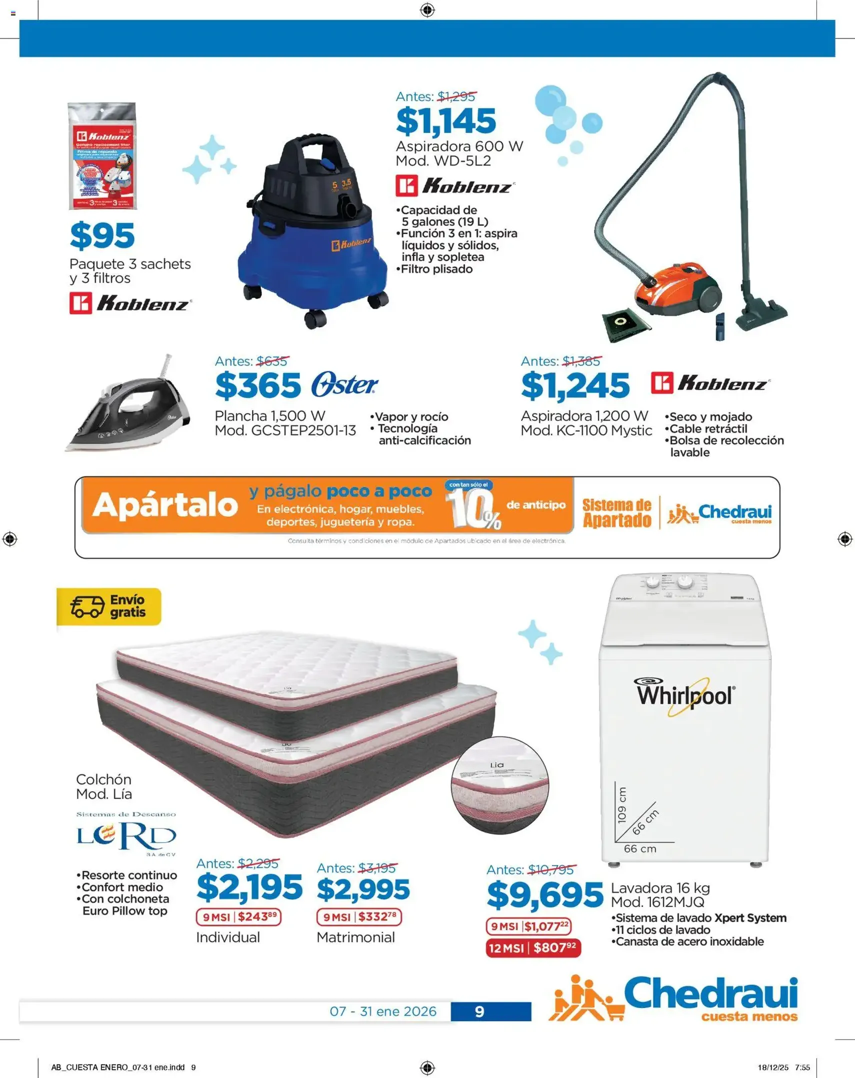 Chedraui folleto - folleto válido desde 07/01/2026 página 9 de 24