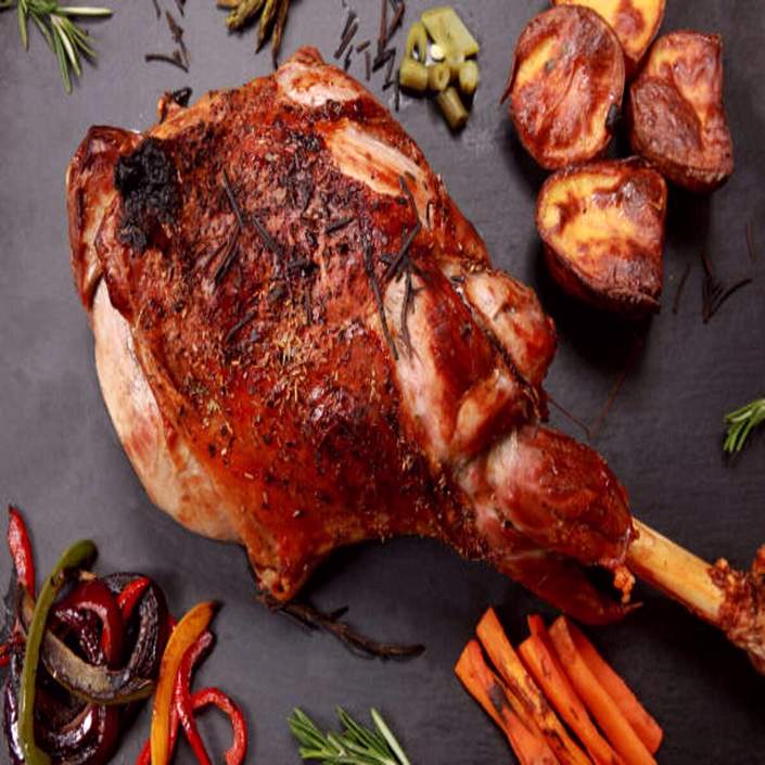 Cordero al horno