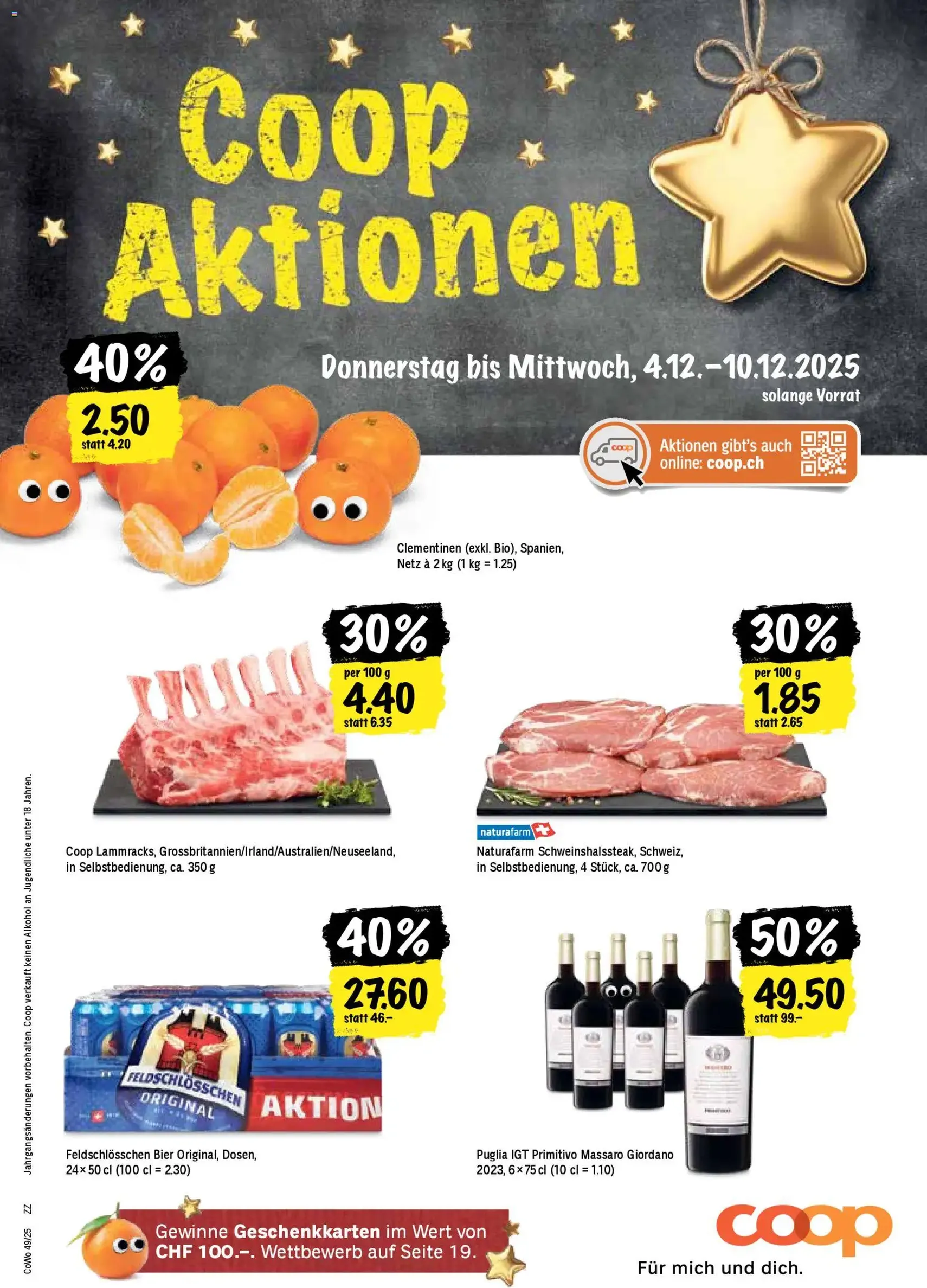 Coop Aktionen - Gültiger Prospekt ab 04.12.2025, Seite 1 von insgesamt 28