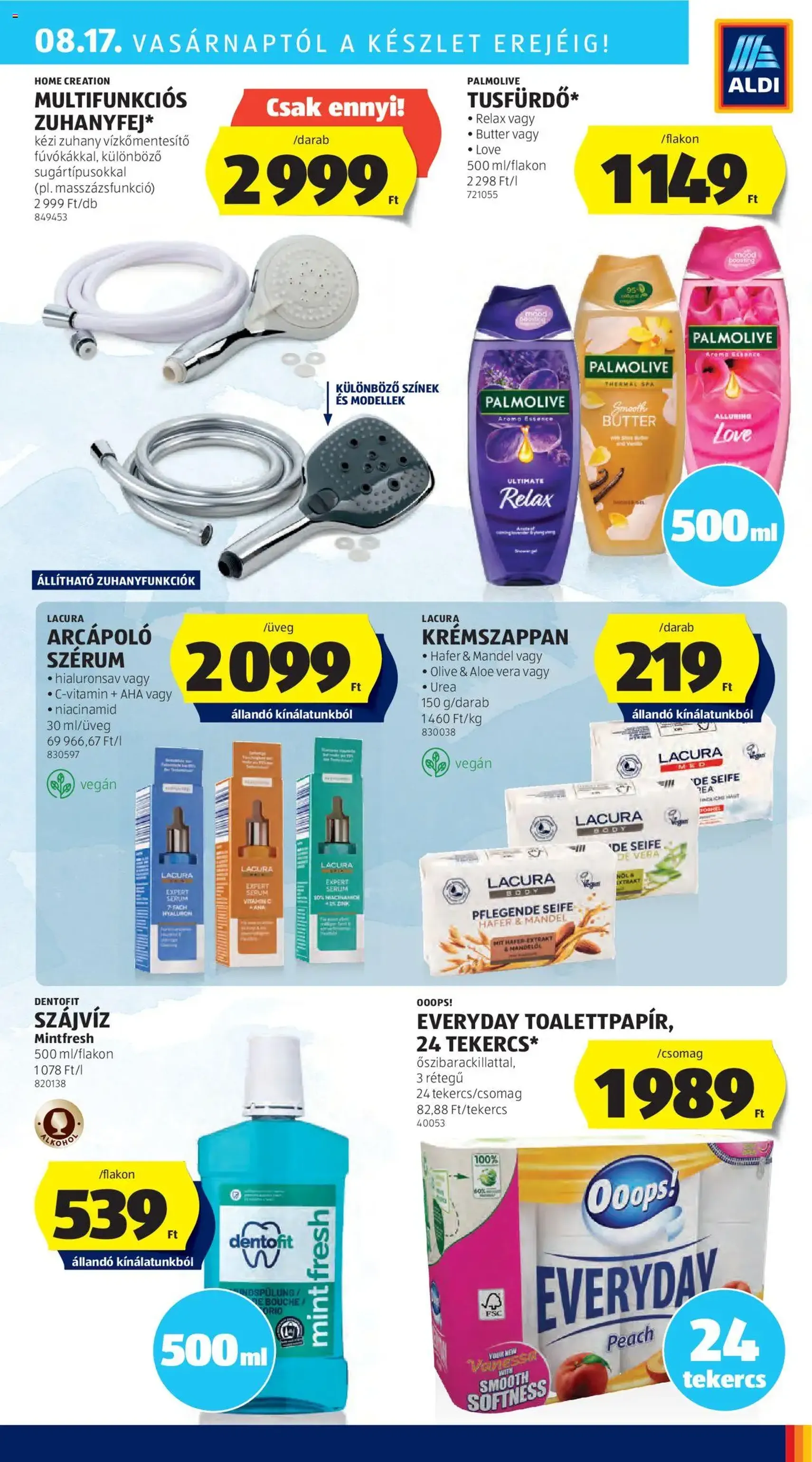 Aldi Akciós újság - 2025.08.14. érvényes szórólap 47 oldal 52 oldalból Aldi Akciós újság - 2025.08.14. érvényes szórólap 47 oldal 52 oldalból