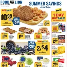 Food Lion Weekly Ad - Flyer preview valid from 05/27/2026