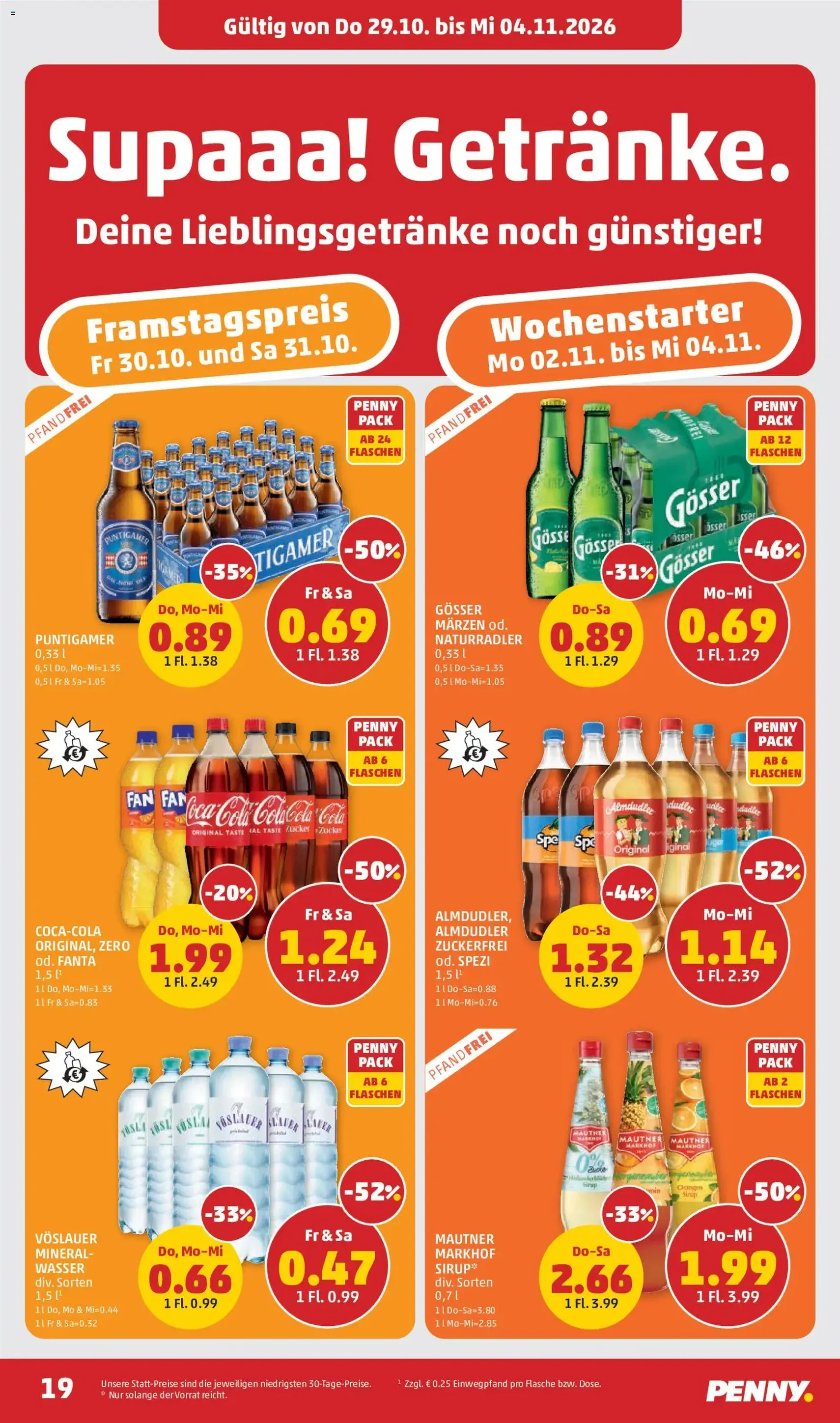 Penny Markt Flugblatt - Gültiger Prospekt ab 29.10.2026, Seite 19 von insgesamt 36