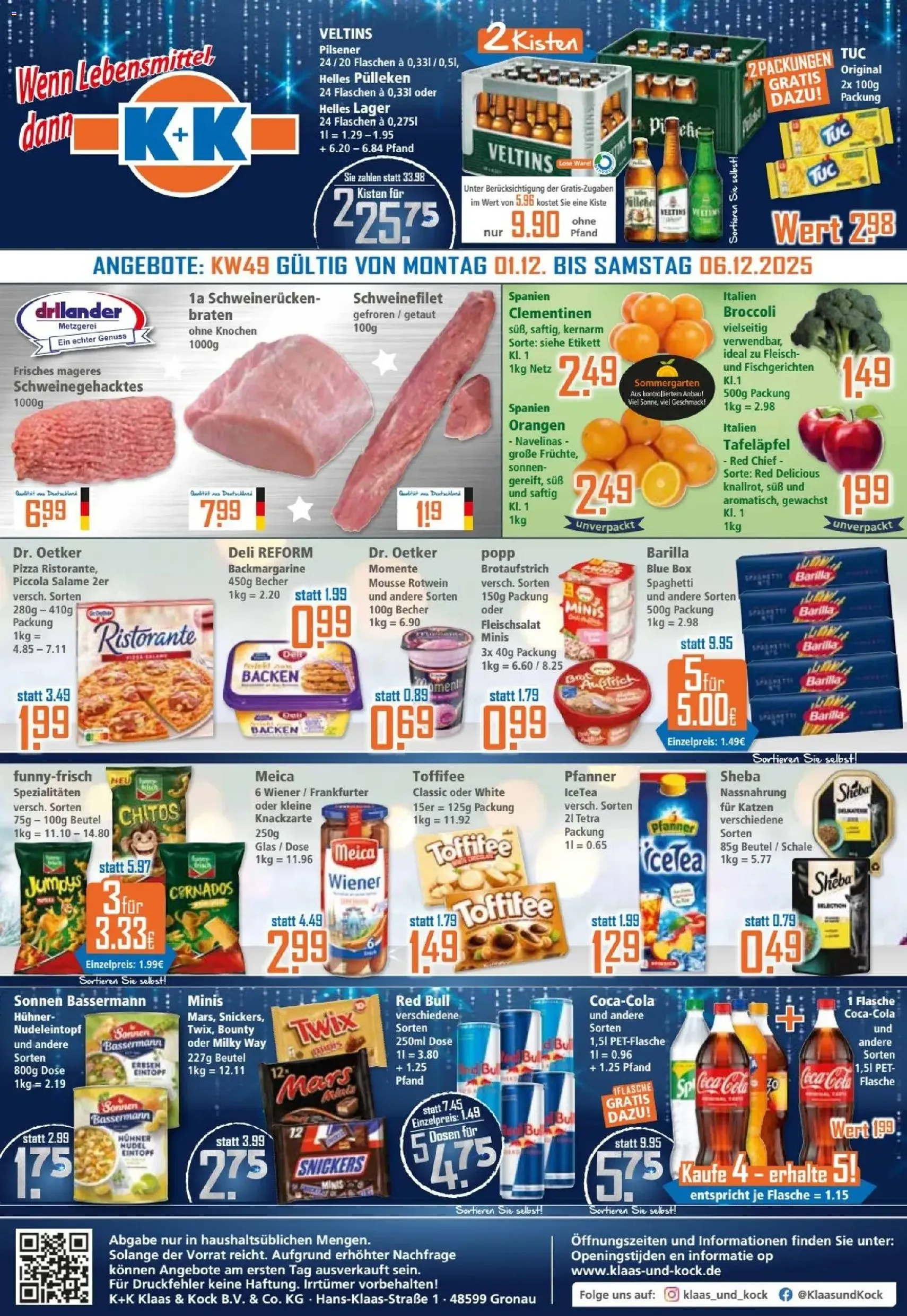 Klaas & Kock Prospekt - Gültiger Prospekt ab 01.12.2025, Seite 1 von insgesamt 12