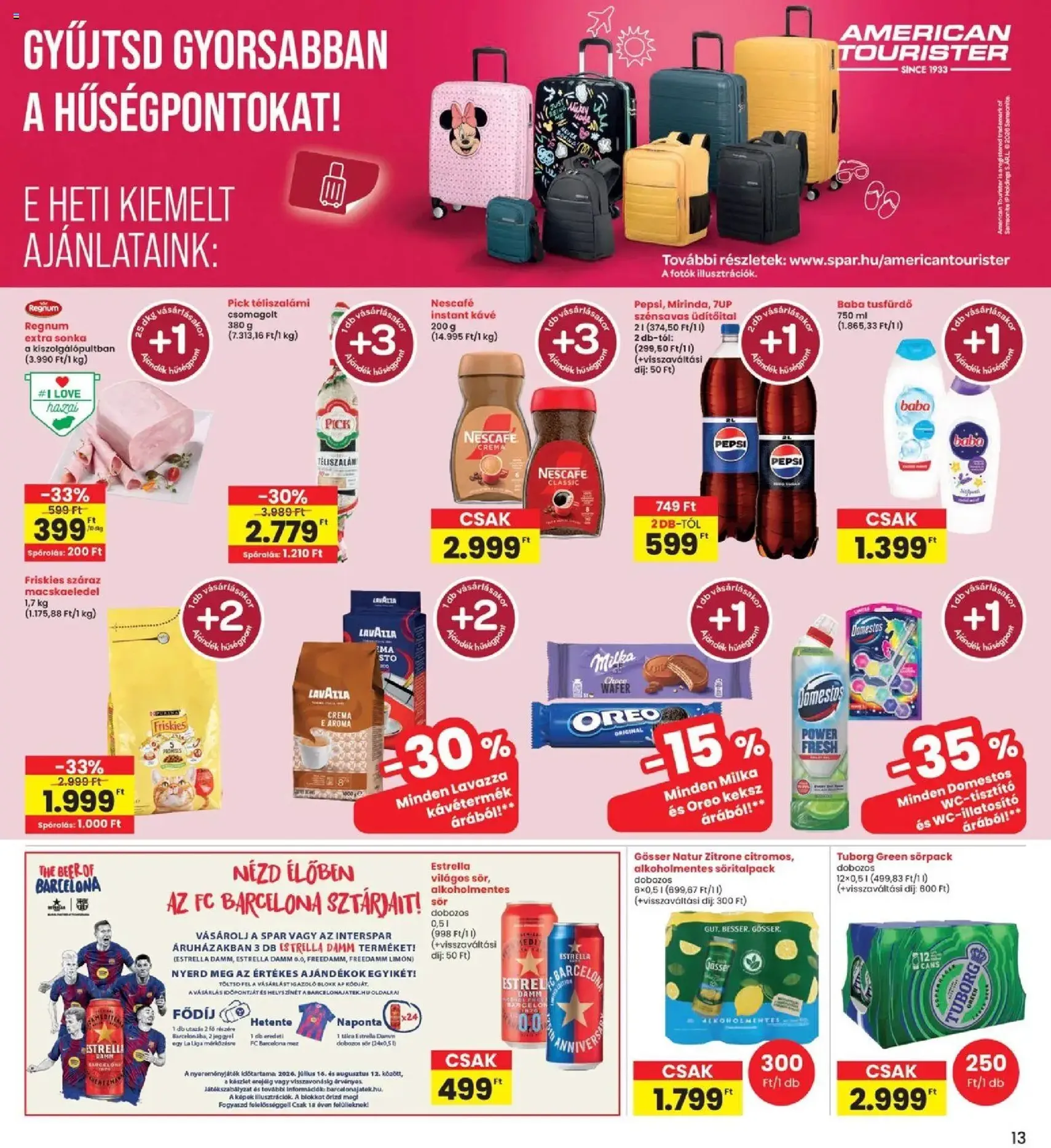 Interspar akciós újság - 2026.07.16. érvényes szórólap 13 oldal 20 oldalból