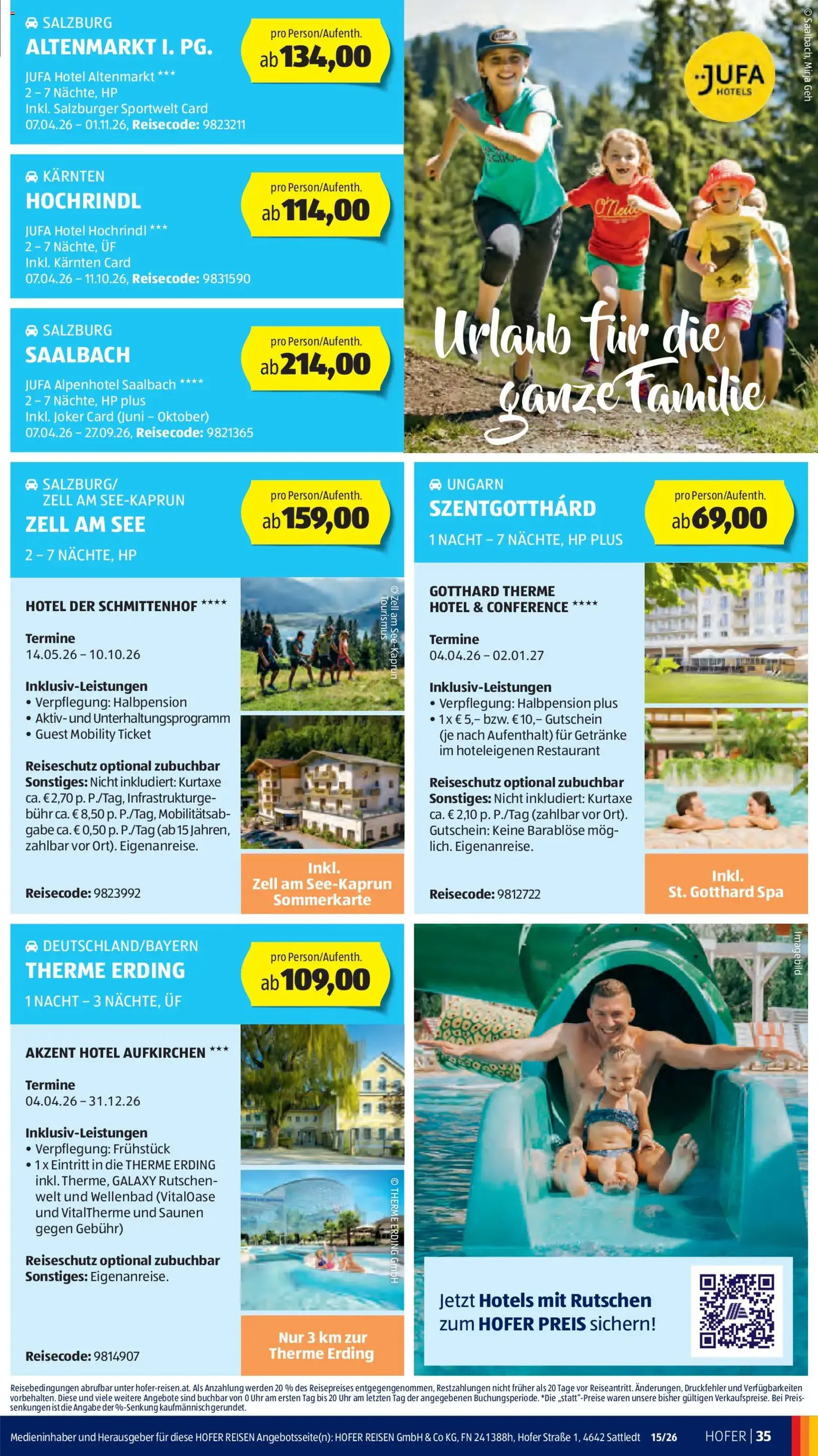 Hofer Flugblatt - Gültiger Prospekt ab 01.04.2026, Seite 39 von insgesamt 41