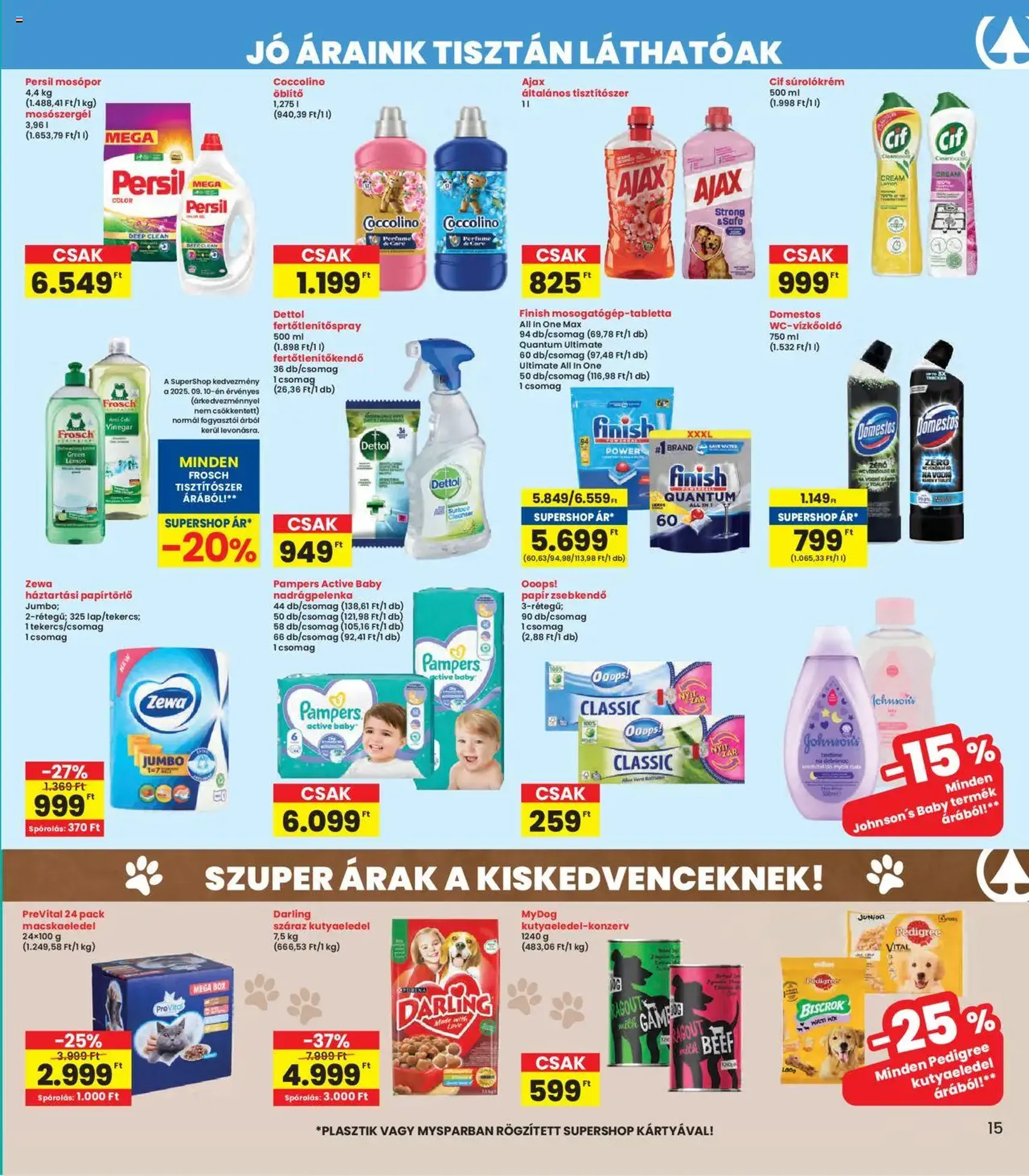 Interspar Akciós újság - 2025.09.11. érvényes szórólap 15 oldal 20 oldalból Interspar Akciós újság - 2025.09.11. érvényes szórólap 15 oldal 20 oldalból