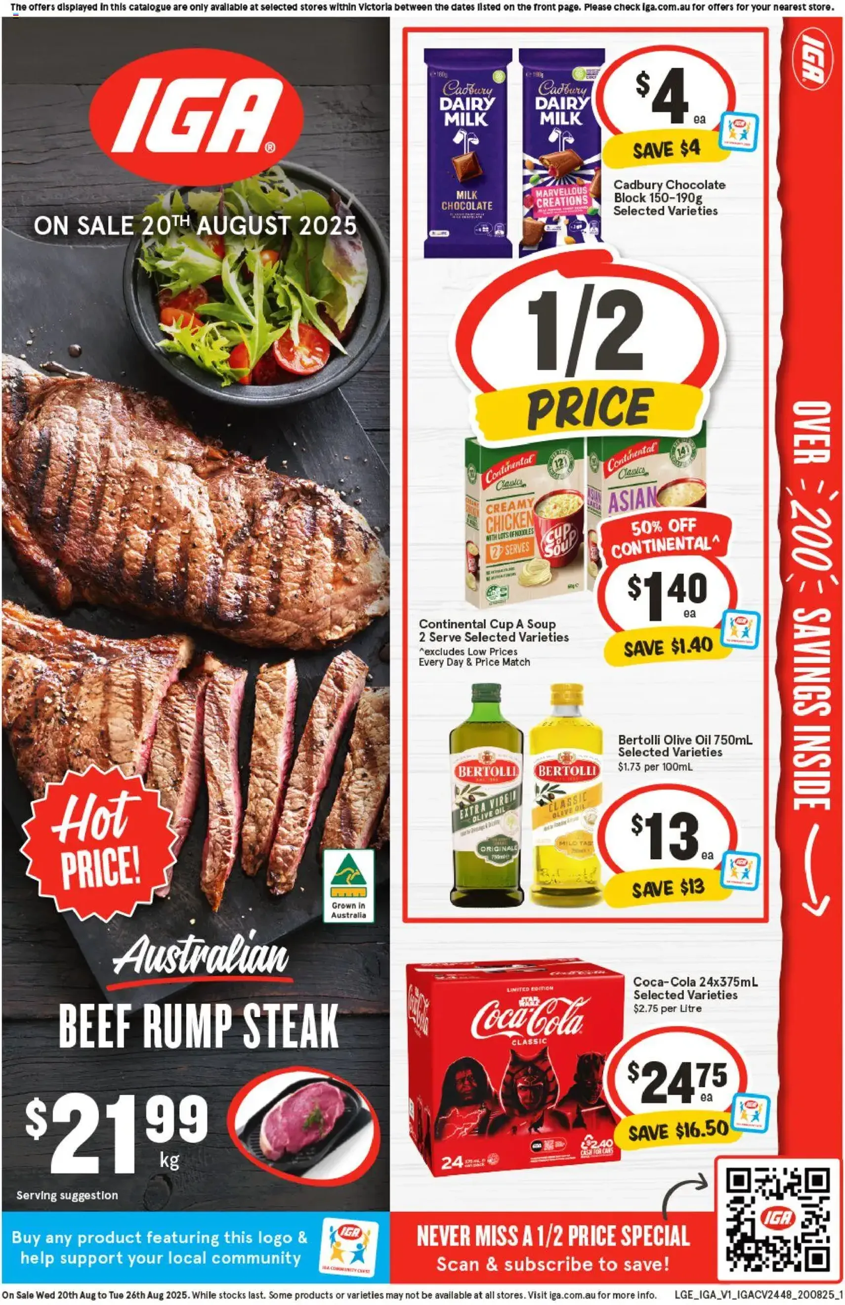 IGA Catalogue VIC - valid flyer from 20/08/2025, page 1 of 28 IGA Catalogue VIC - valid flyer from 20/08/2025, page 1 of 28