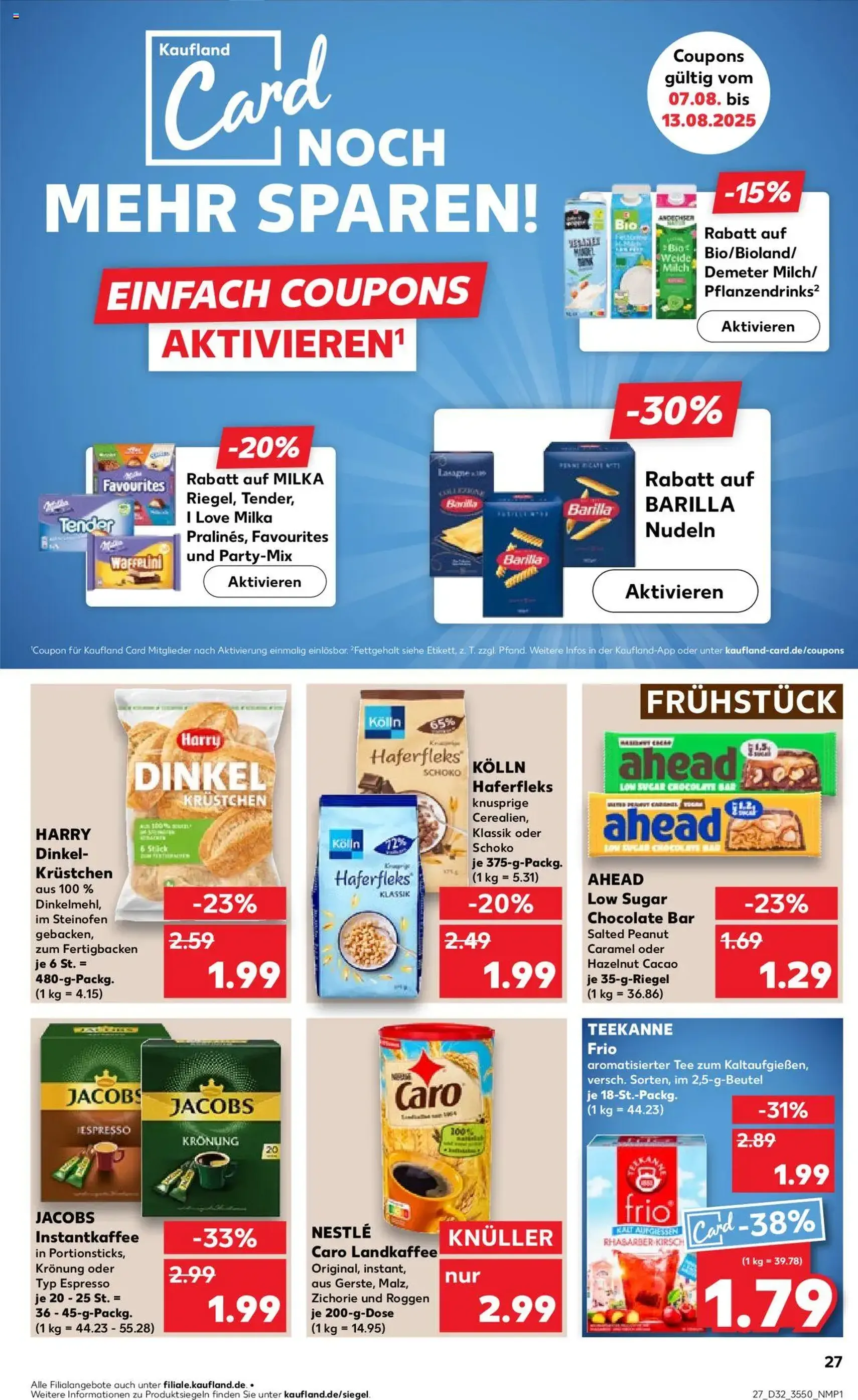 Kaufland Prospekt - Gültiger Prospekt ab 07.08.2025, Seite 27 von insgesamt 60 Kaufland Prospekt - Gültiger Prospekt ab 07.08.2025, Seite 27 von insgesamt 60