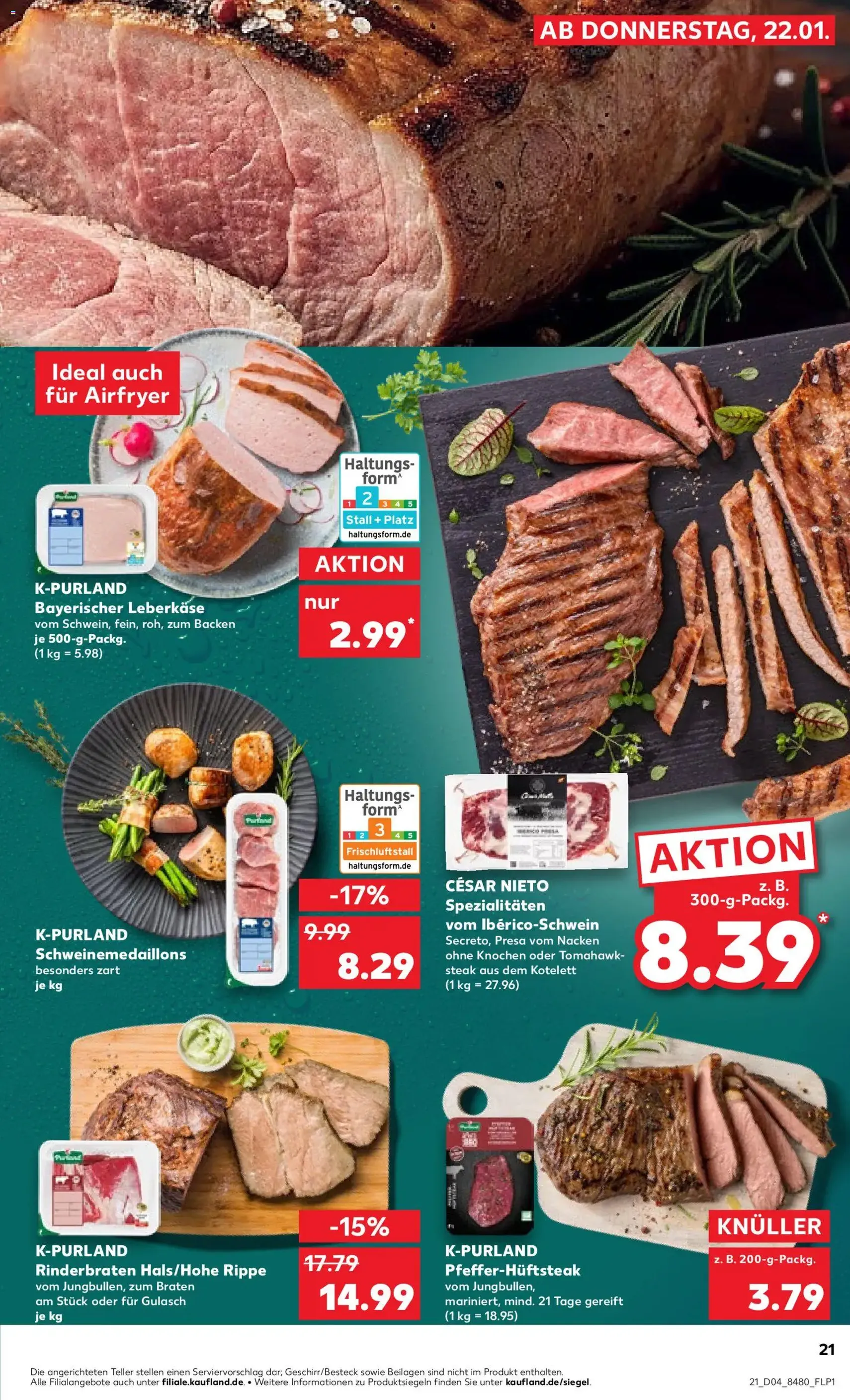 Kaufland Prospekt - Gültiger Prospekt ab 22.01.2026, Seite 21 von insgesamt 59
