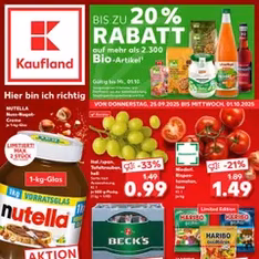Kaufland Prospekt - Prospekt Vorschau gültig ab 25.09.2025