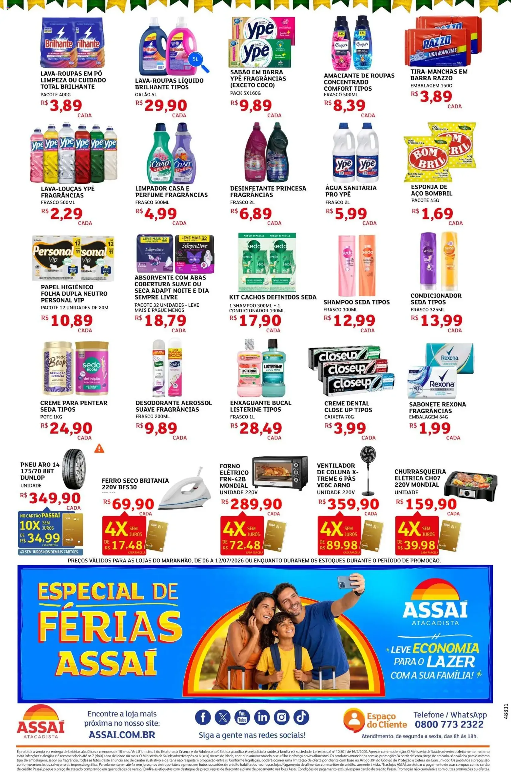 Assaí Atacadista ofertas - folheto válido a partir de 06/07/2026 página 4 de 4