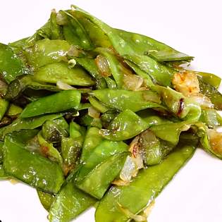 Recipe preview Sautéed snow peas recipe