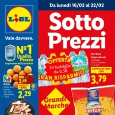 Volantino Lidl - anteprima volantino valido dal 16/02/2026