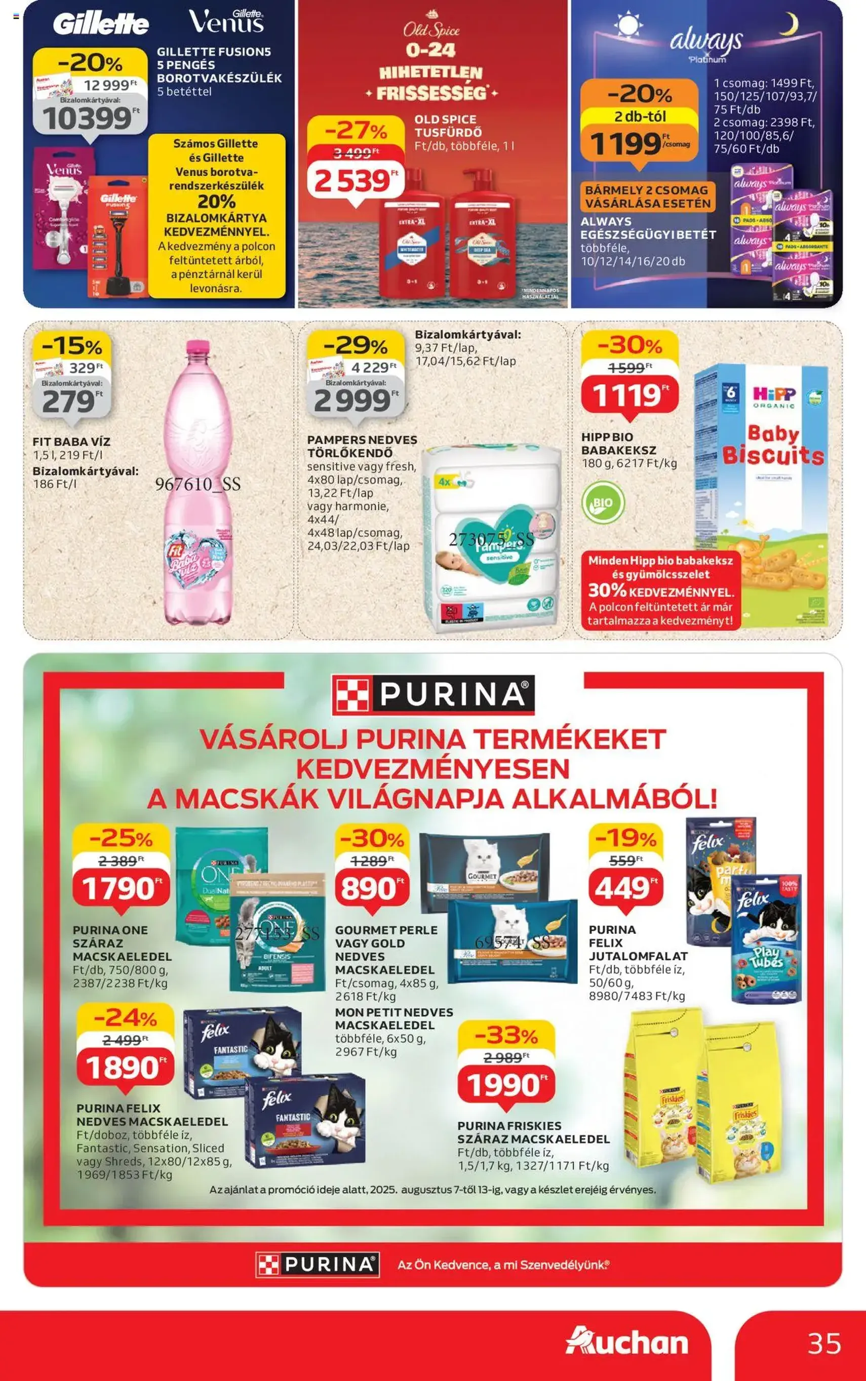 Auchan Akciós újság - 2025.08.07. érvényes szórólap 35 oldal 54 oldalból Auchan Akciós újság - 2025.08.07. érvényes szórólap 35 oldal 54 oldalból