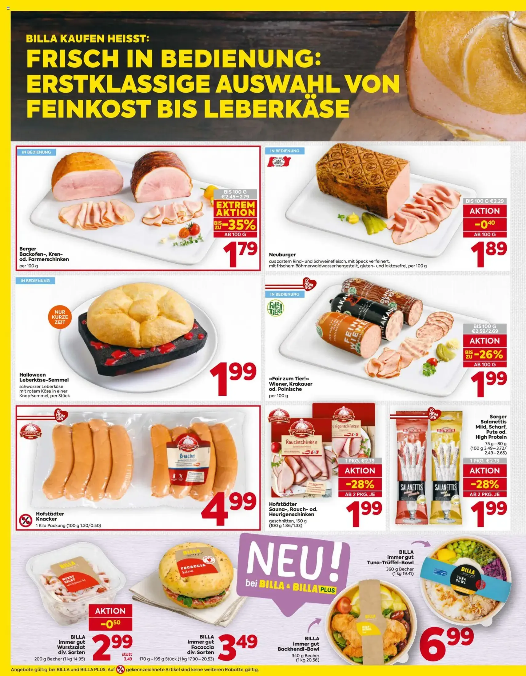 Billa Flugblatt - Gültiger Prospekt ab 15.10.2026, Seite 8 von insgesamt 16