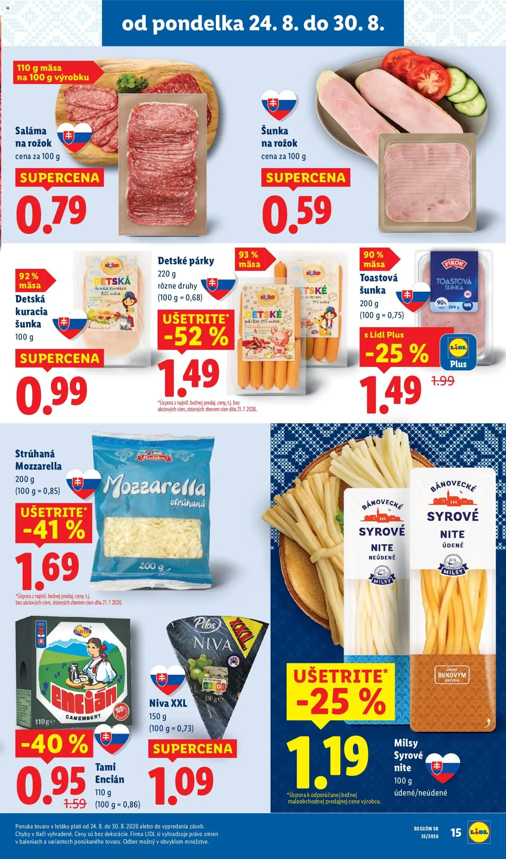 Lidl leták - platný leták od 24.08.2026 strana 19 z 99