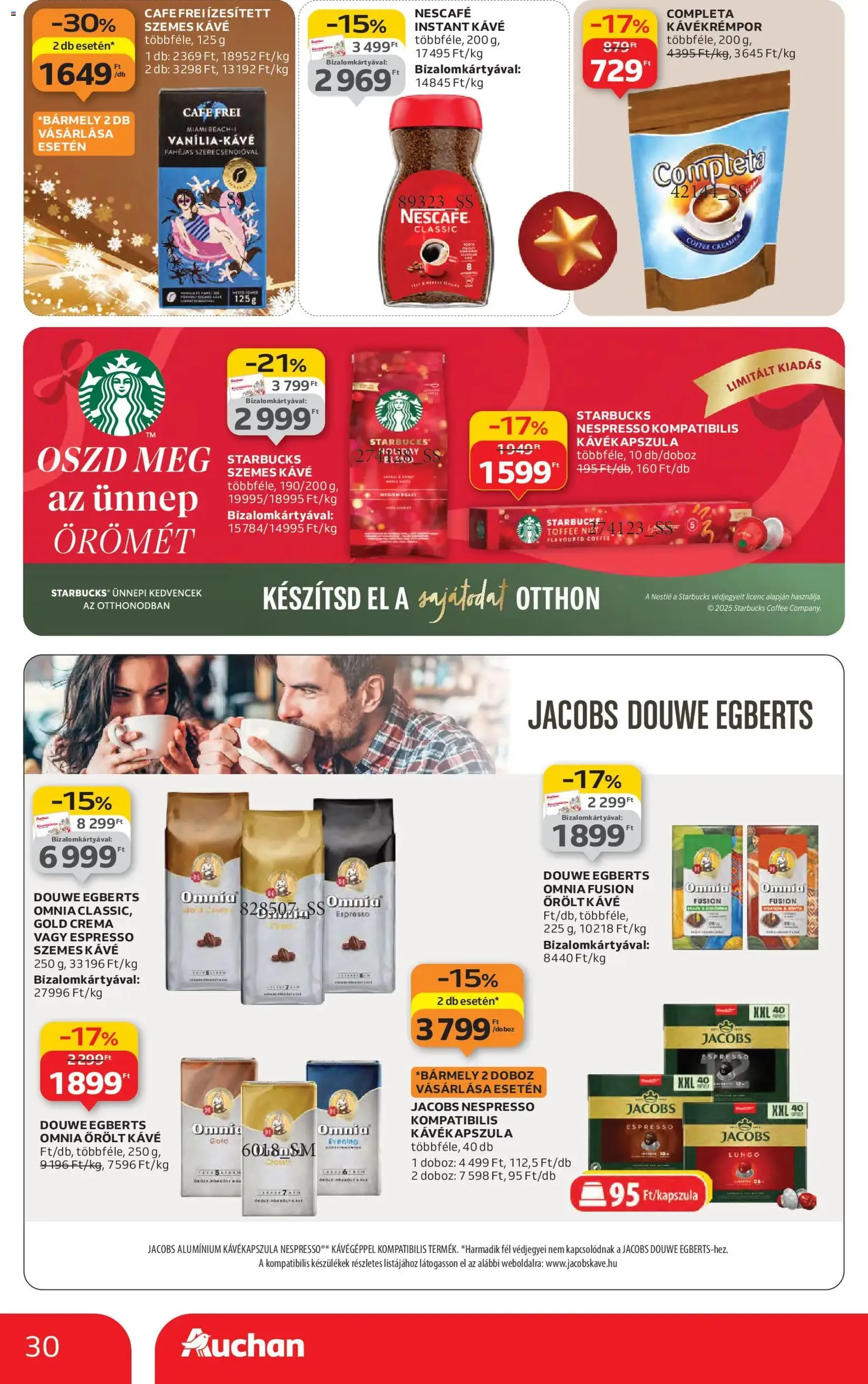 Auchan Akciós újság - 2025.12.11. érvényes szórólap 30 oldal 76 oldalból