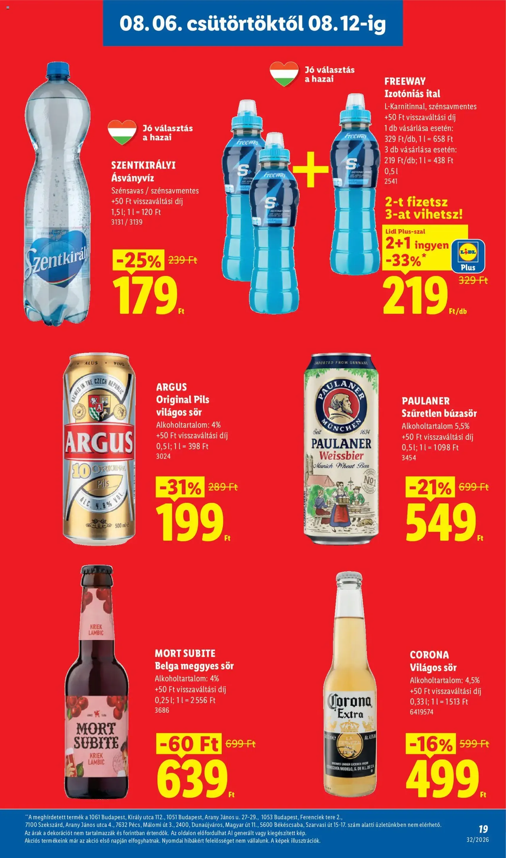 Lidl akciós újság - 2026.08.06. érvényes szórólap 19 oldal 80 oldalból