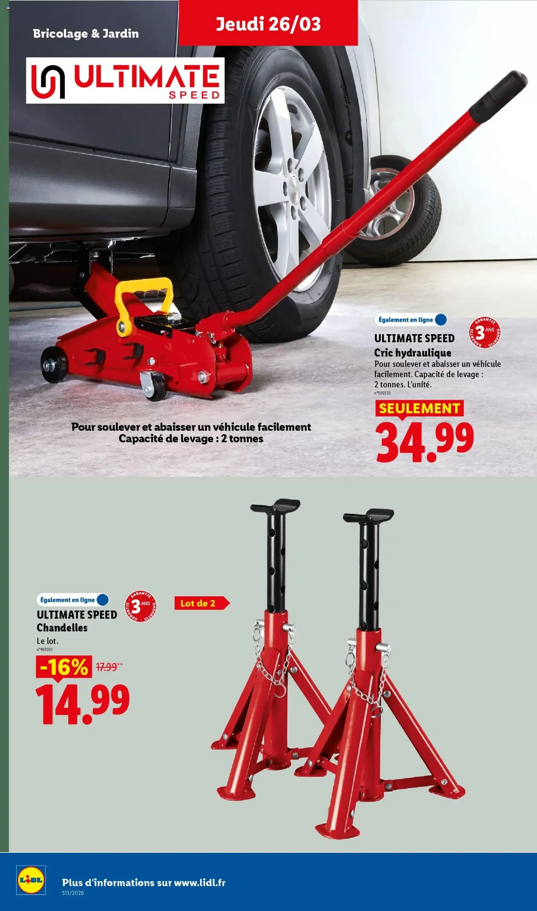 LIDL catalogue semaine 13 - brochure valable à partir du 26/03/2026, page 34 sur 76