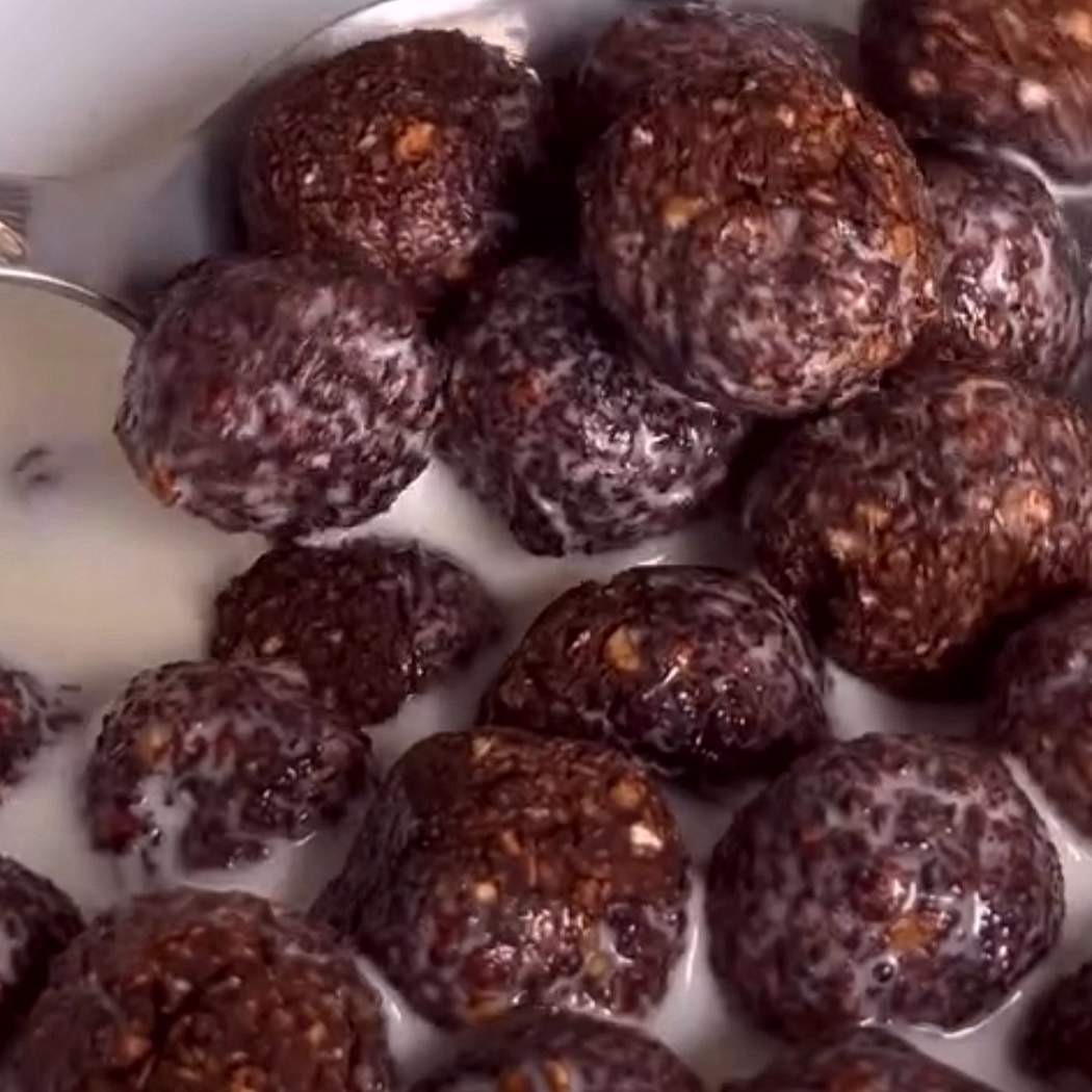 Čokoládové cereálie do mlieka