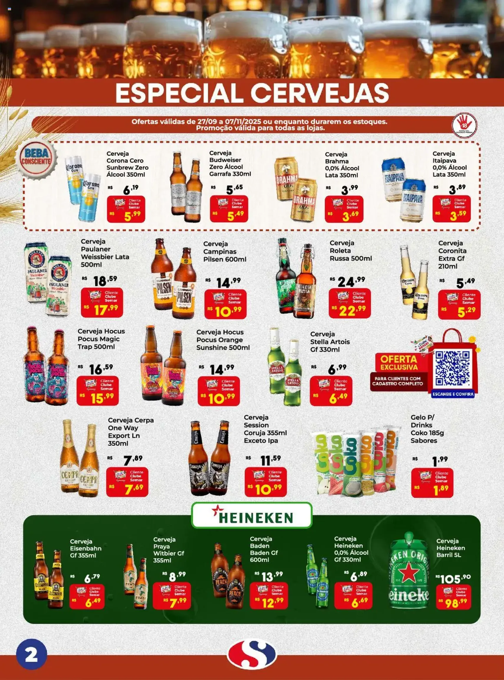 Semar Supermercado - Ofertas do Mês - folheto válido a partir de 27/09/2025 página 2 de 24 Semar Supermercado - Ofertas do Mês - folheto válido a partir de 27/09/2025 página 2 de 24