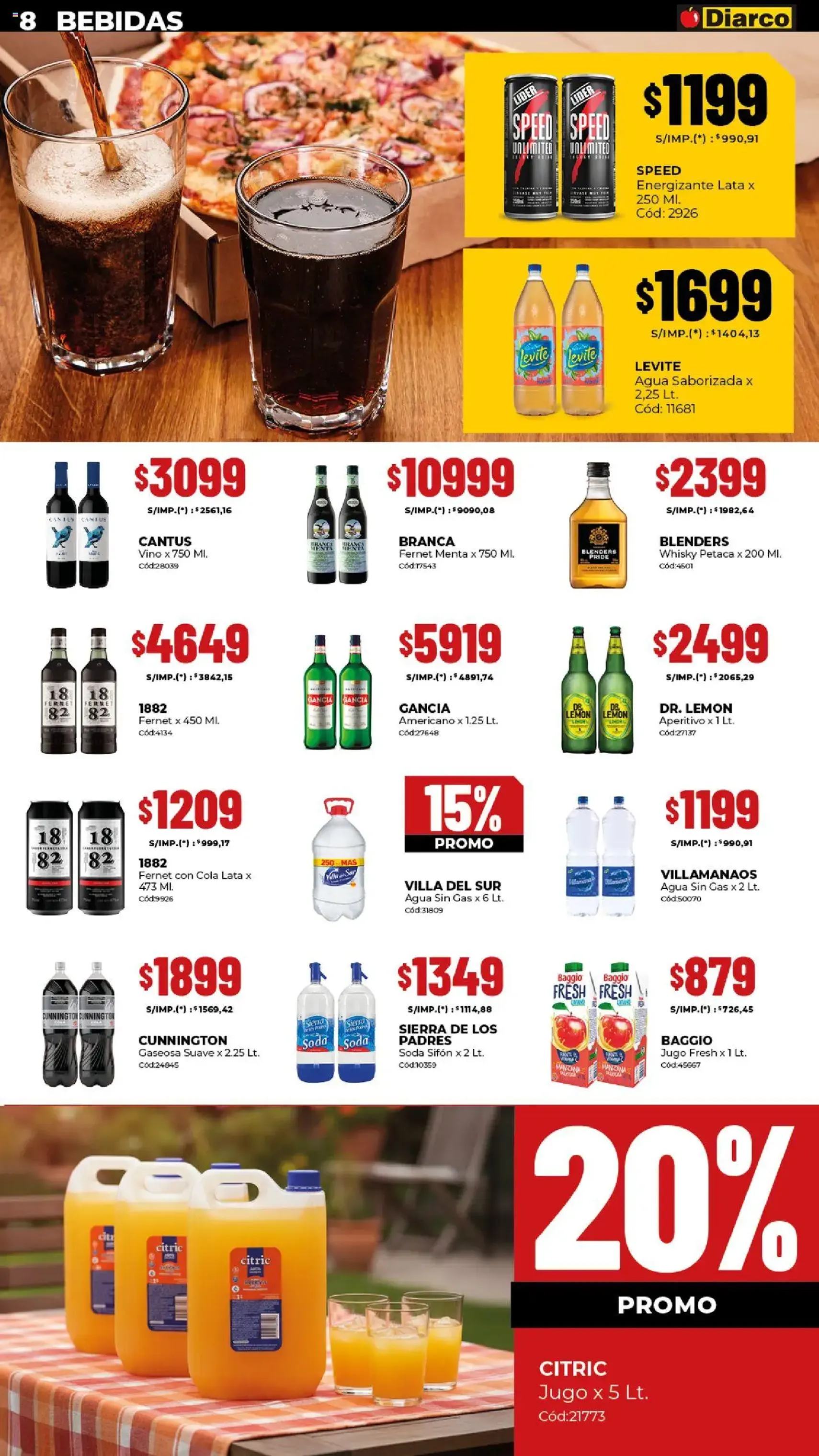 Diarco - Ofertas Sur - folleto válido desde 20/10/2025 página 8 de 22 Diarco - Ofertas Sur - folleto válido desde 20/10/2025 página 8 de 22