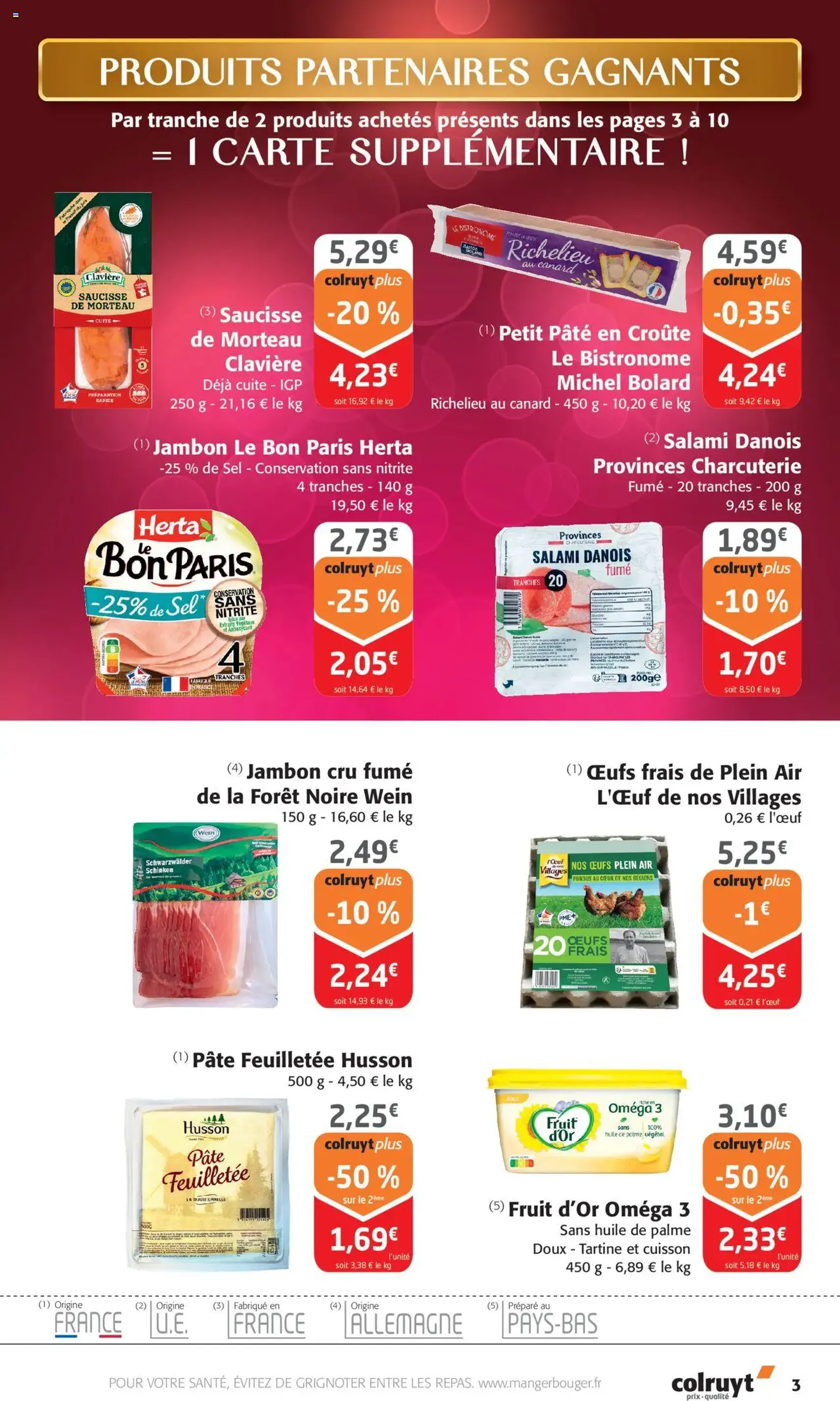 Colruyt catalogue - brochure valable à partir du 22/10/2025, page 3 sur 35 Colruyt catalogue - brochure valable à partir du 22/10/2025, page 3 sur 35